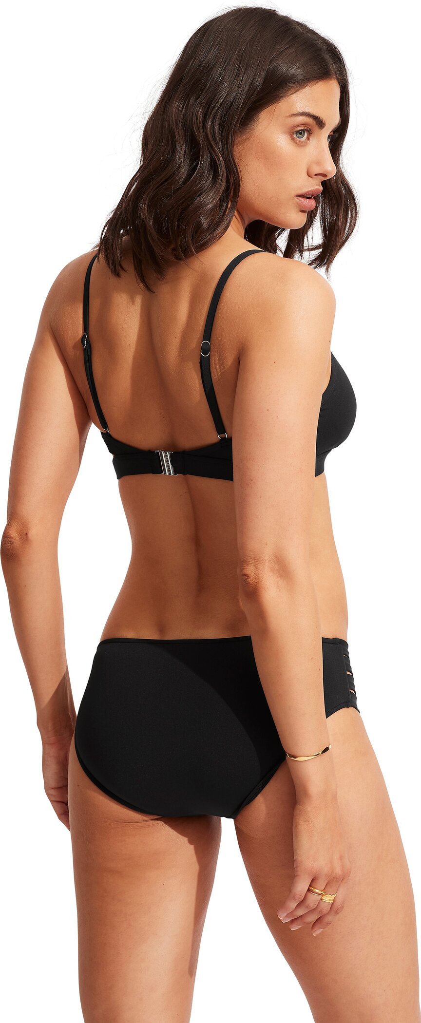SEAFOLLY S.Collective Hybrid Bralette Black Bikini SEAFOLLY