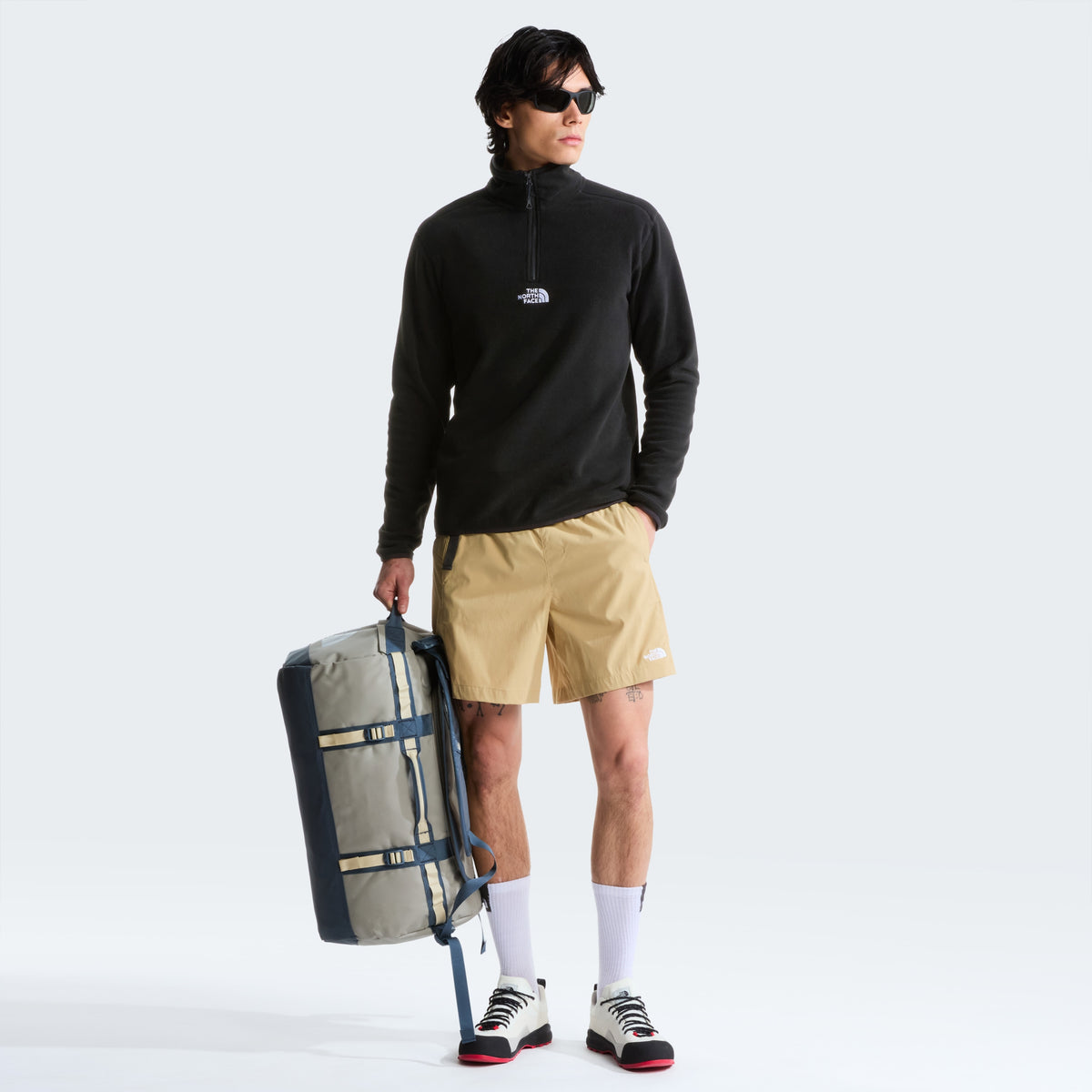 THE NORTH FACE M GLACIER 1/4 ZIP - EMBROIDERED LOGO Fleecejacken & Pullover THE NORTH FACE
