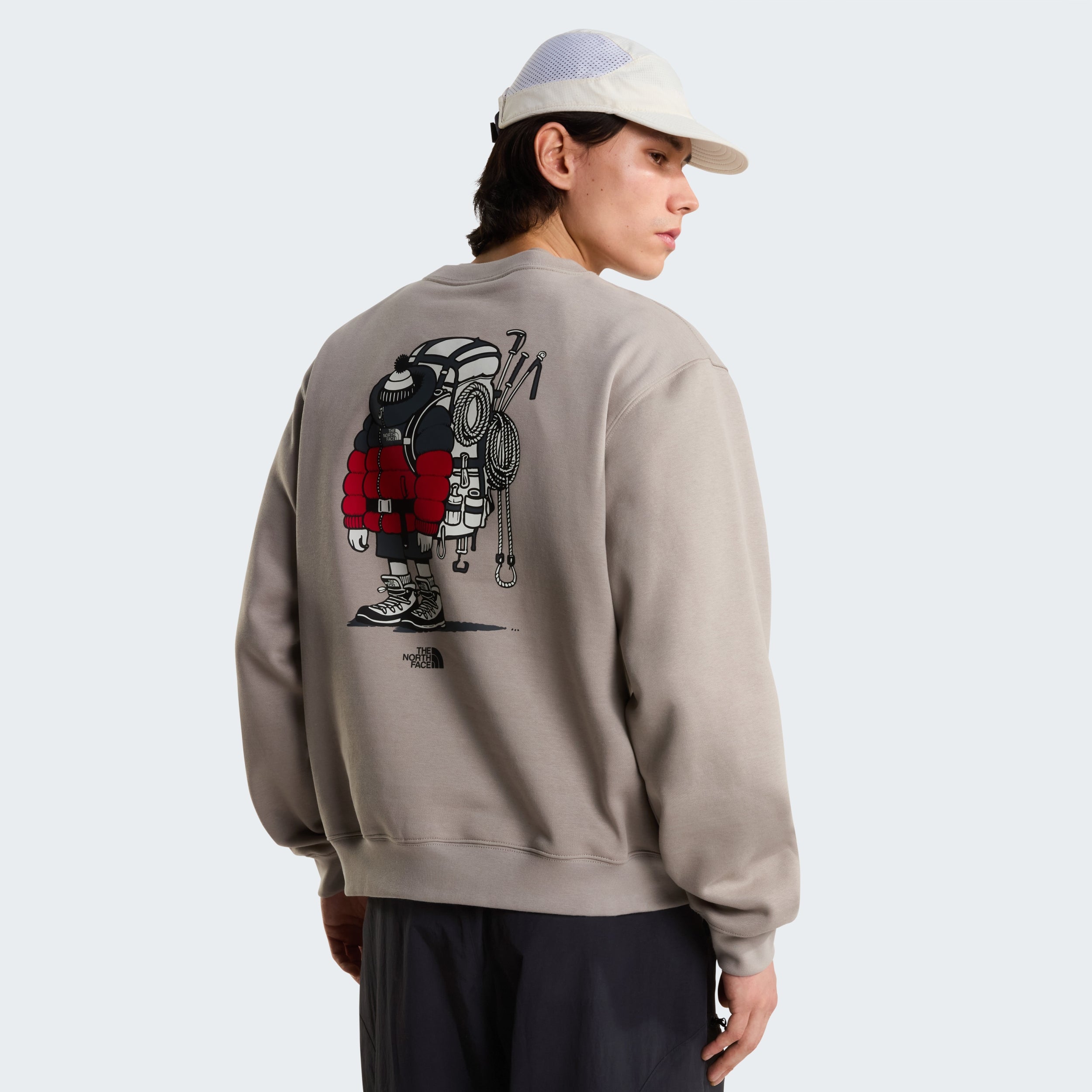 THE NORTH FACE U GEAR UP GET OUT RLX CREW-GRAPHIC Freizeitpullover THE NORTH FACE Stone Slab S