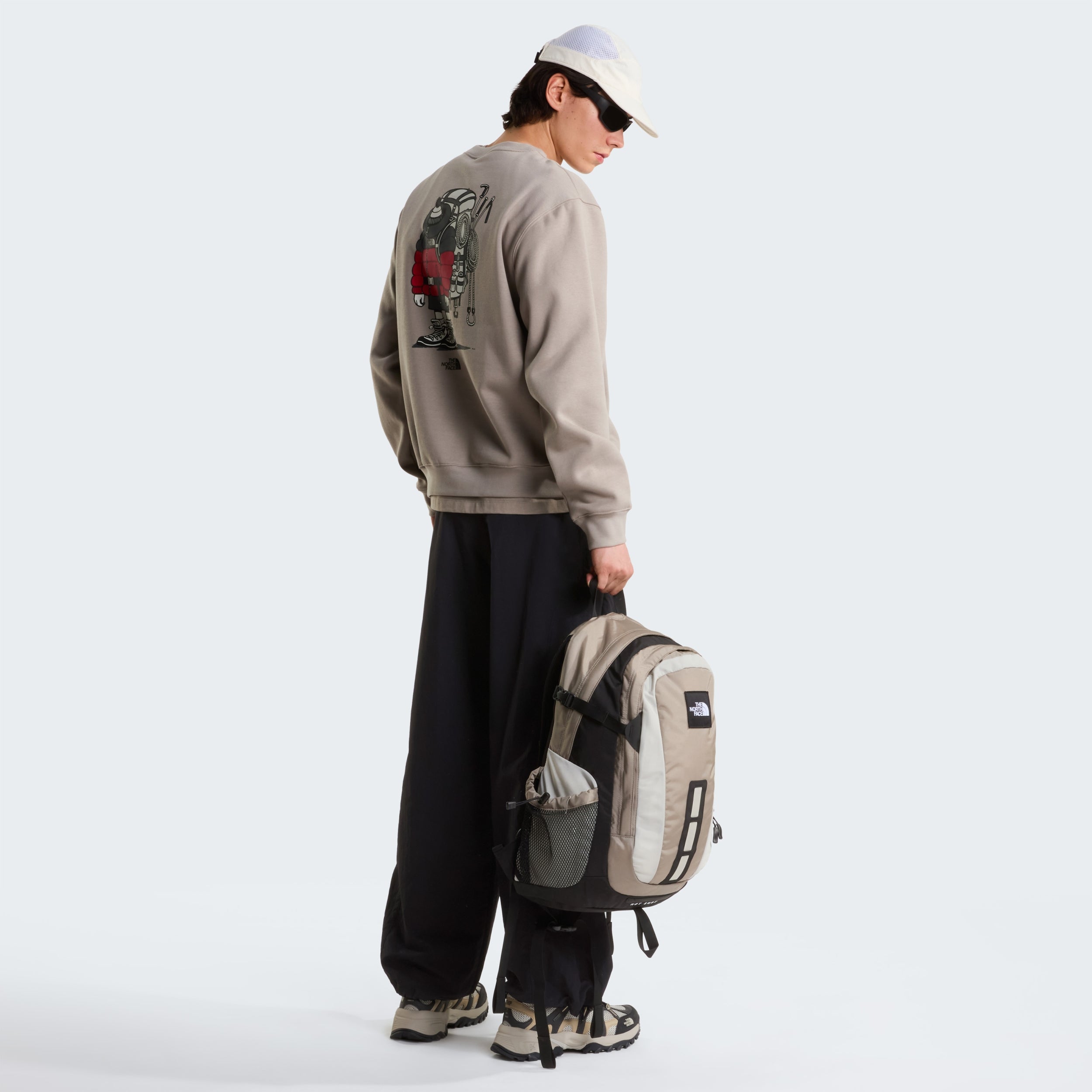 THE NORTH FACE U GEAR UP GET OUT RLX CREW-GRAPHIC Freizeitpullover THE NORTH FACE