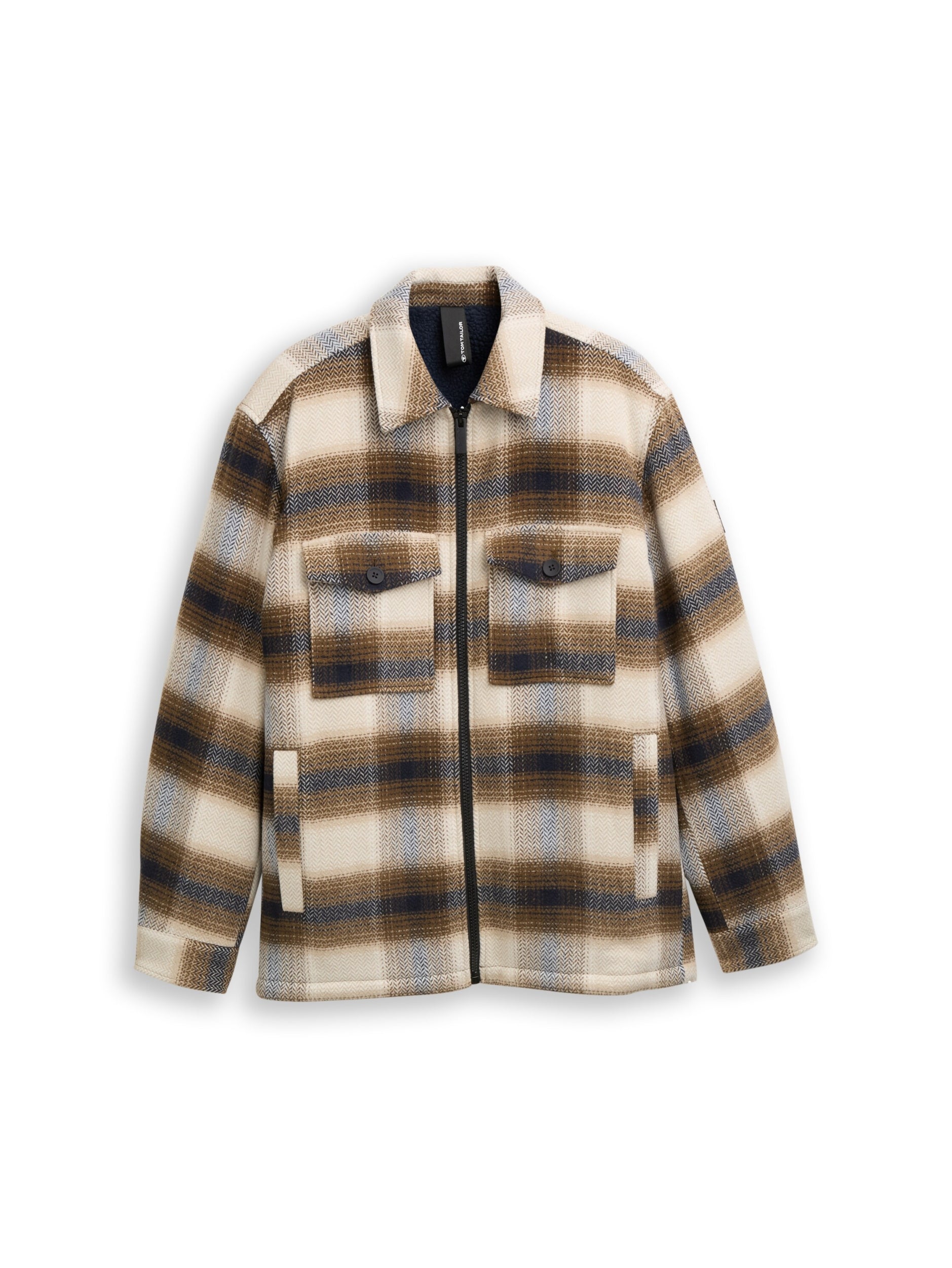 TOM TAILOR CASUAL MEN wool shirt jacket Freizeitjacken TOM TAILOR CASUAL MEN 38667 M