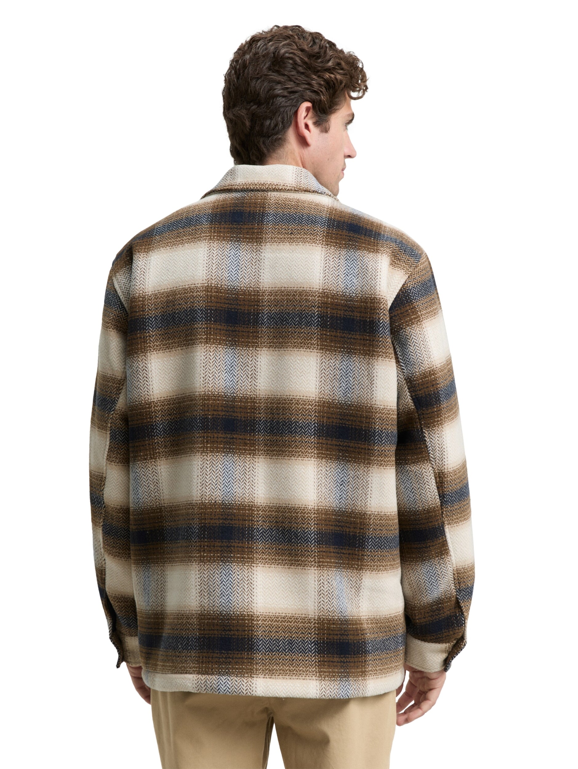 TOM TAILOR CASUAL MEN wool shirt jacket Freizeitjacken TOM TAILOR CASUAL MEN