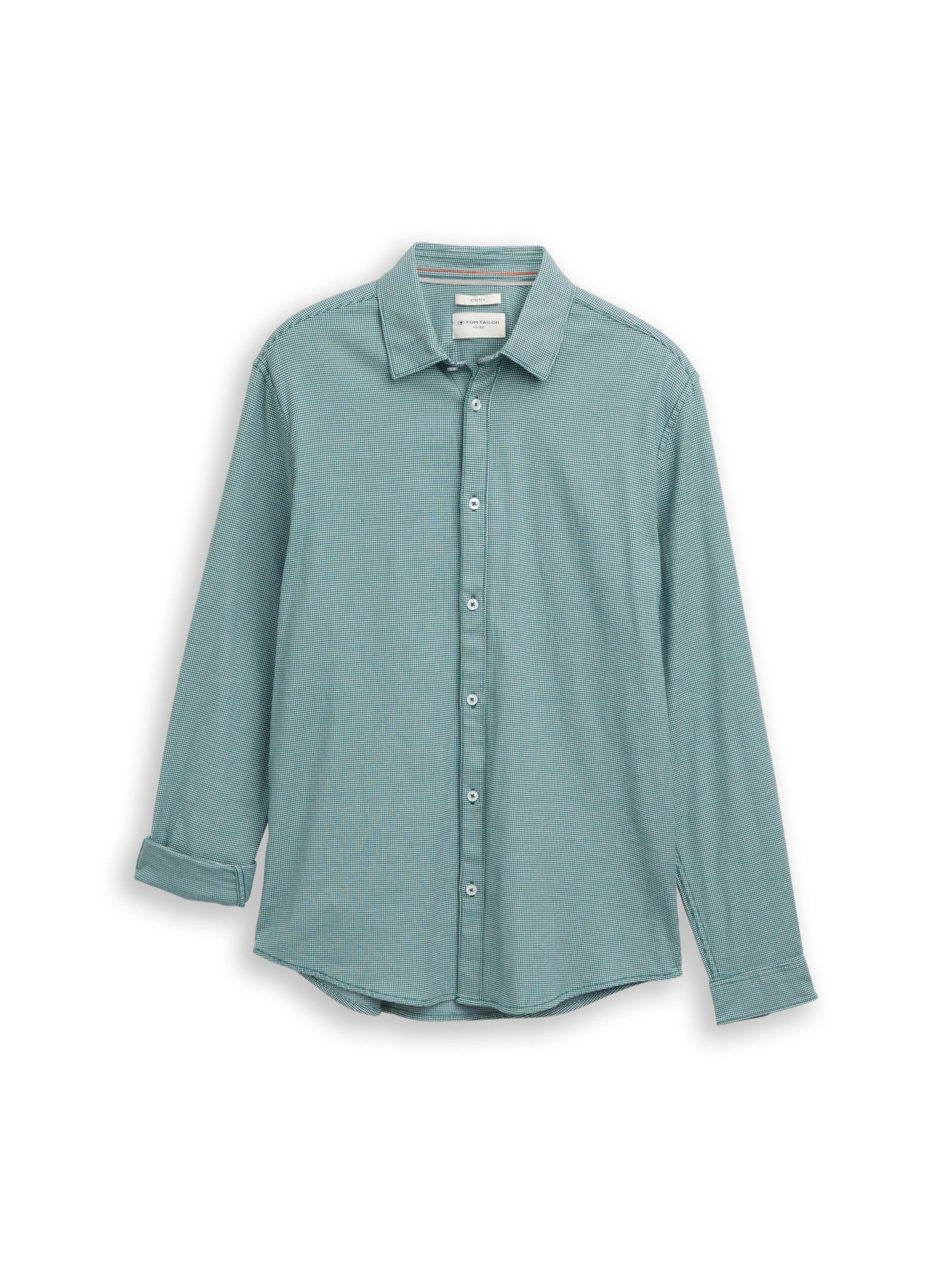 TOM TAILOR CASUAL MEN fitted structured strech shirt Freizeitshirts /-hemden TOM TAILOR CASUAL MEN 38509 M