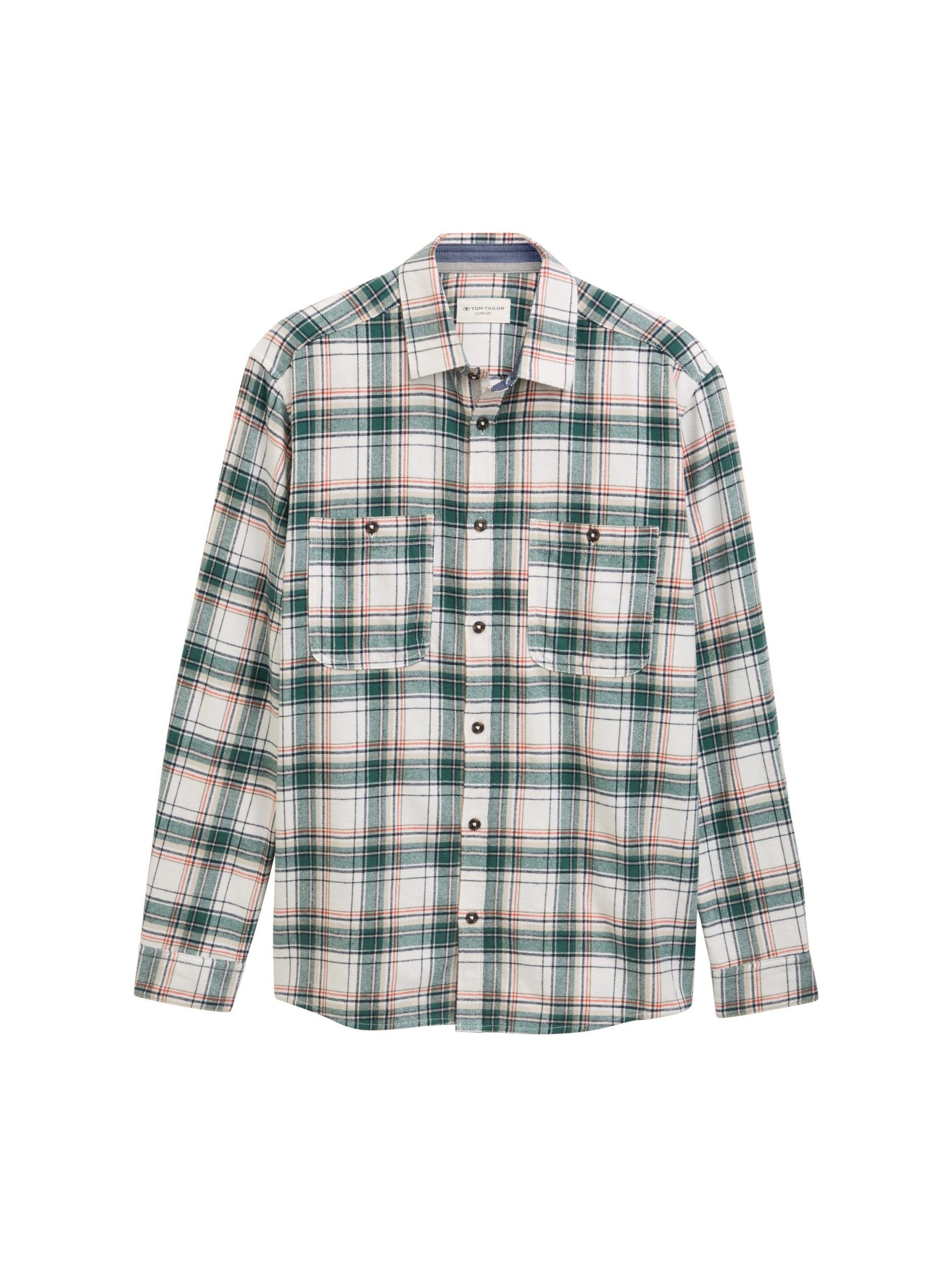 TOM TAILOR CASUAL MEN comfort checked shirt Freizeitshirts /-hemden TOM TAILOR CASUAL MEN 38515 M