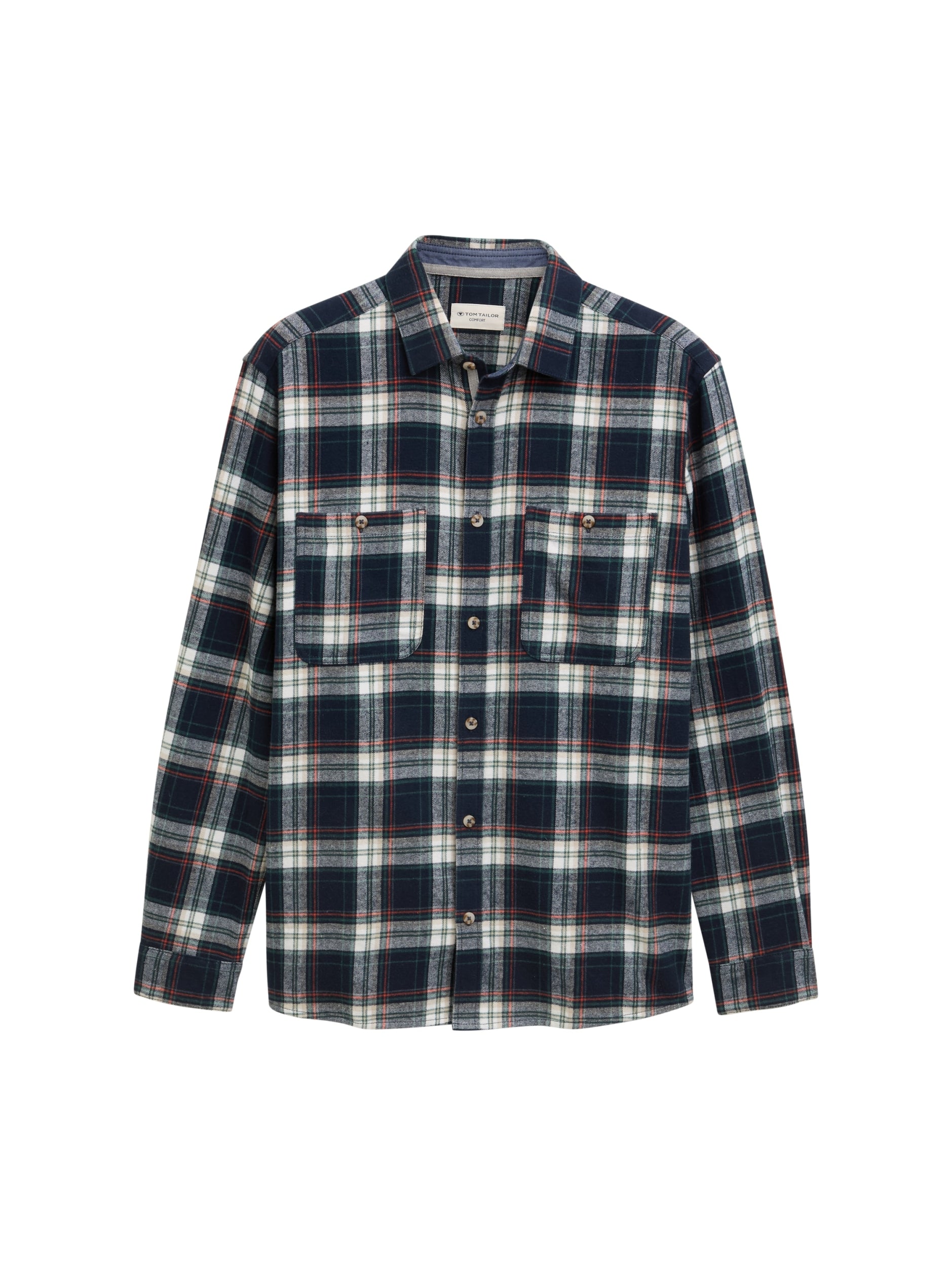 TOM TAILOR CASUAL MEN comfort checked shirt Freizeitshirts /-hemden TOM TAILOR CASUAL MEN 38516 M