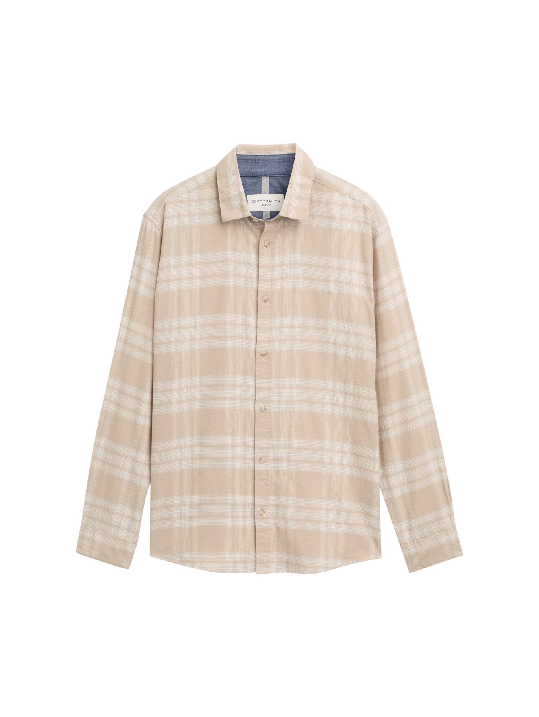 TOM TAILOR CASUAL MEN tonal check shirt Freizeitshirts /-hemden TOM TAILOR CASUAL MEN 38521 M