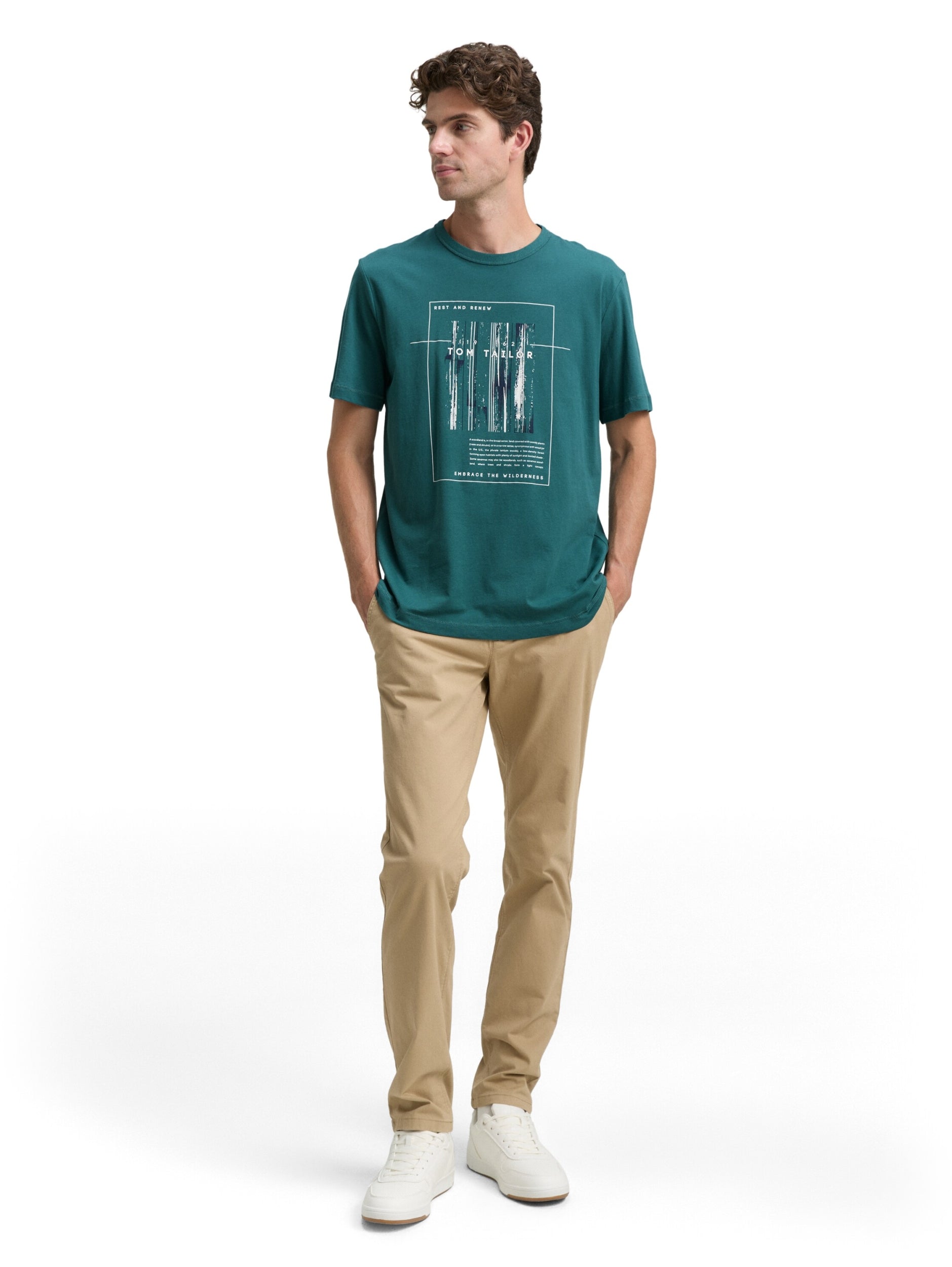 TOM TAILOR CASUAL MEN printed t-shirt Trainingsshirts TOM TAILOR CASUAL MEN