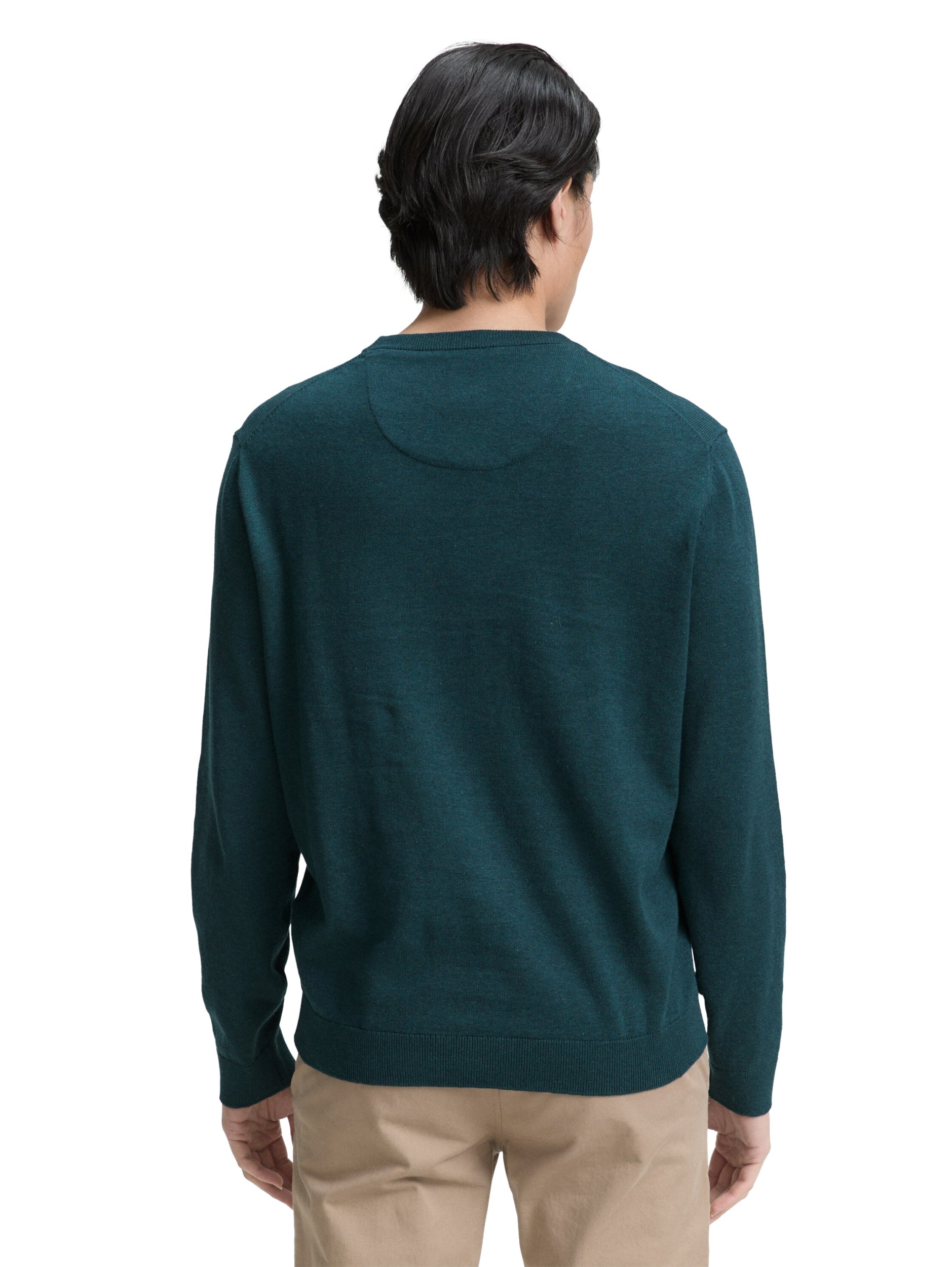 TOM TAILOR CASUAL MEN basic crewneck knit Freizeitpullover TOM TAILOR CASUAL MEN