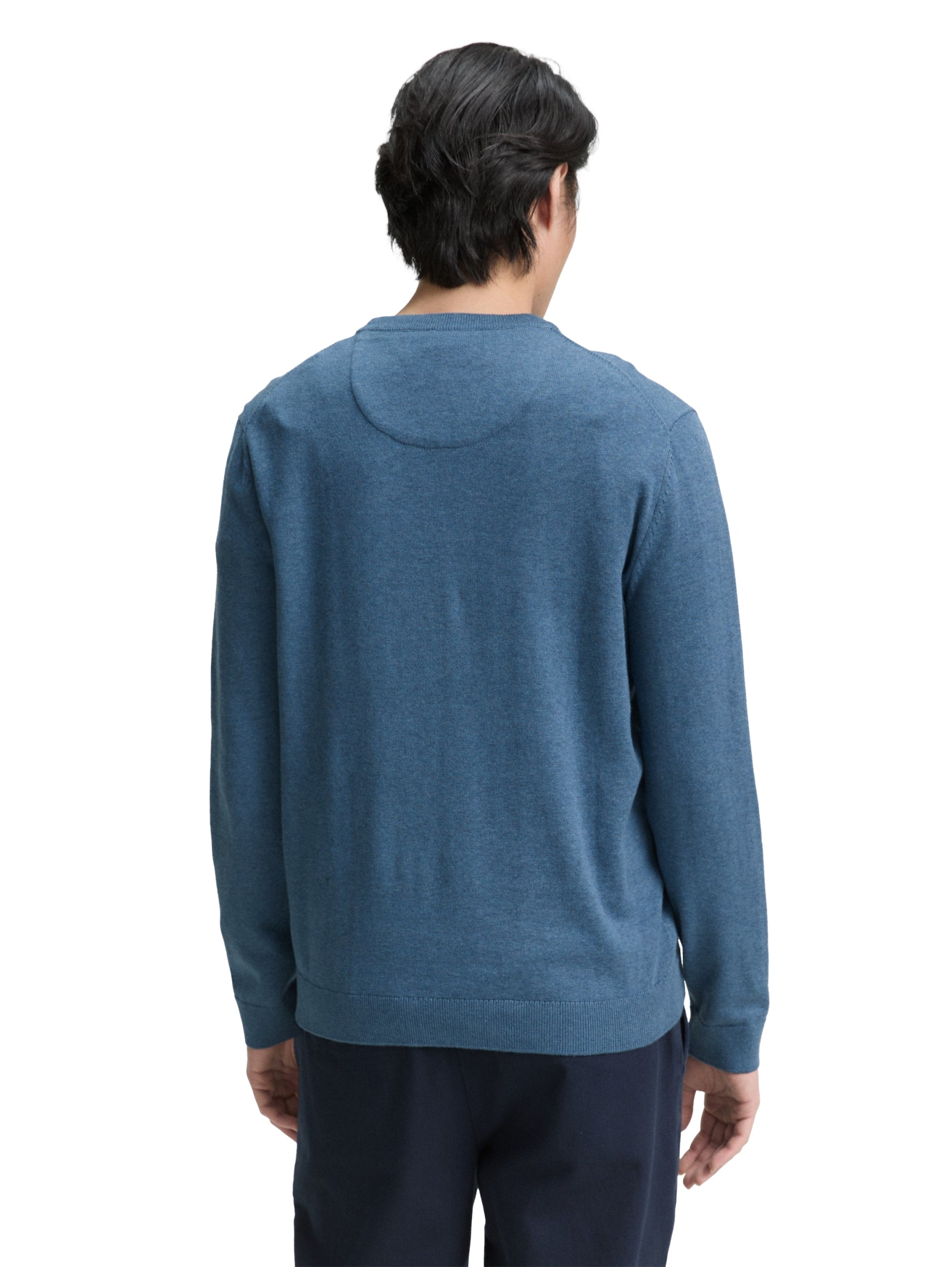 TOM TAILOR CASUAL MEN basic crewneck knit Freizeitpullover TOM TAILOR CASUAL MEN