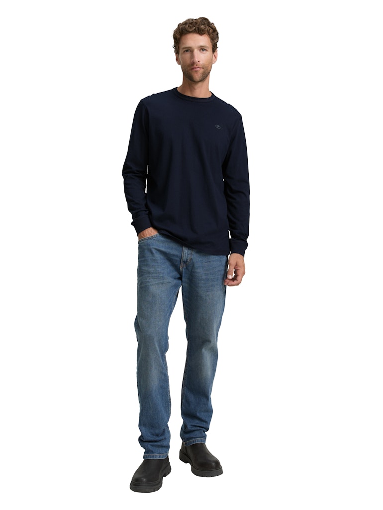 TOM TAILOR CASUAL MEN basic longsleeve Freizeitshirts /-hemden TOM TAILOR CASUAL MEN