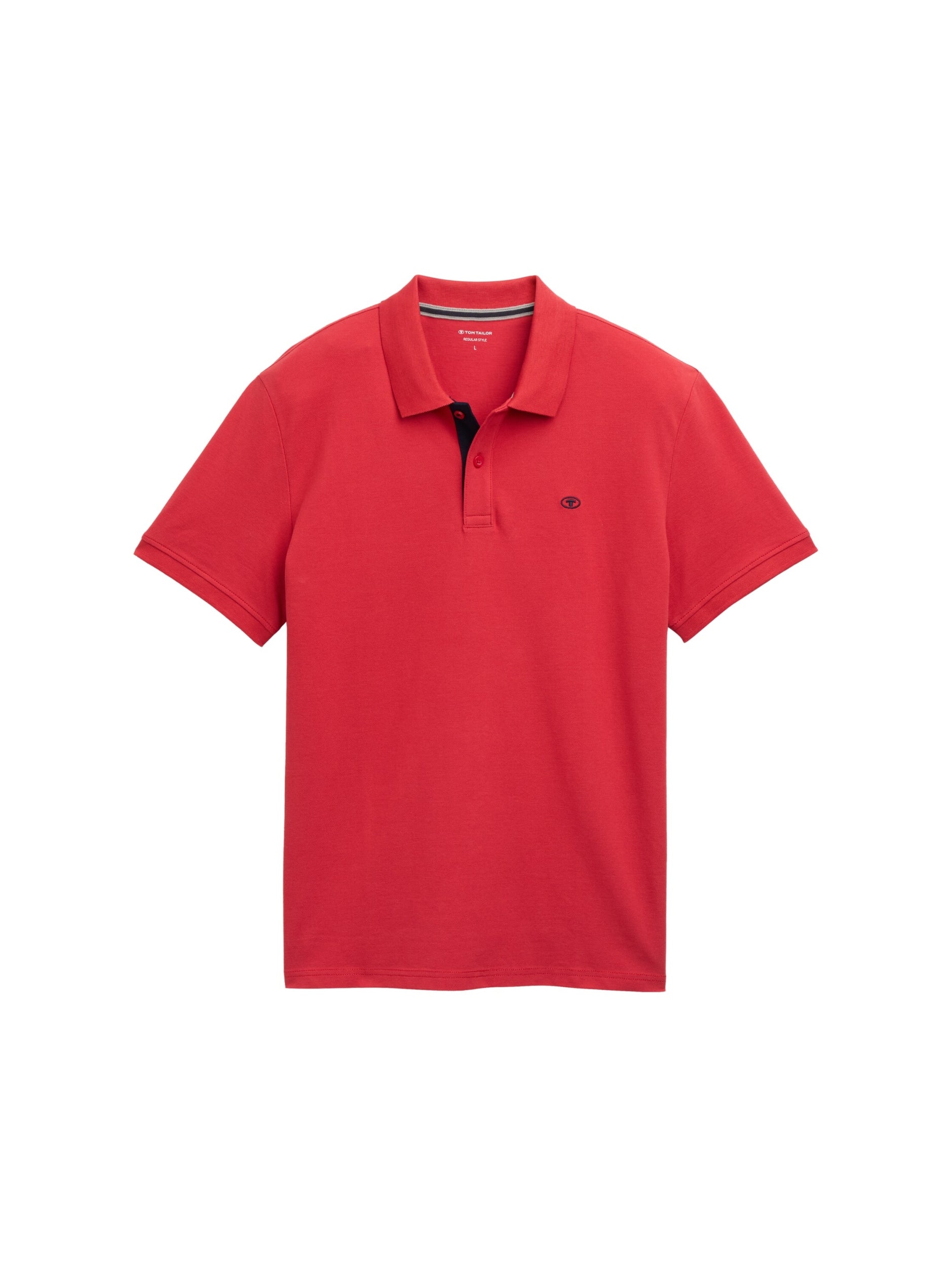 TOM TAILOR CASUAL MEN basic polo with cont Freizeitshirts /-hemden TOM TAILOR CASUAL MEN 12830 M