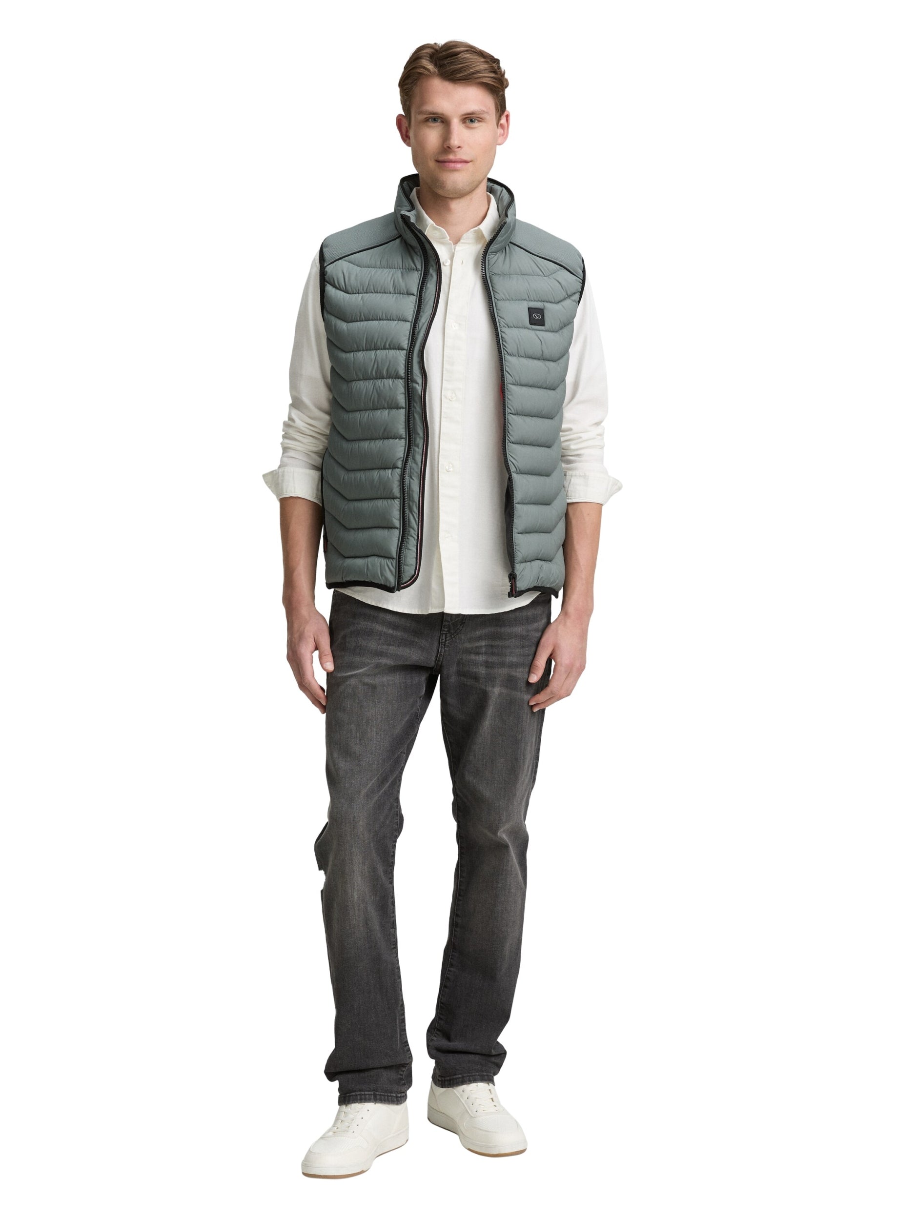 TOM TAILOR CASUAL MEN hybrid vest Freizeitjacken TOM TAILOR CASUAL MEN