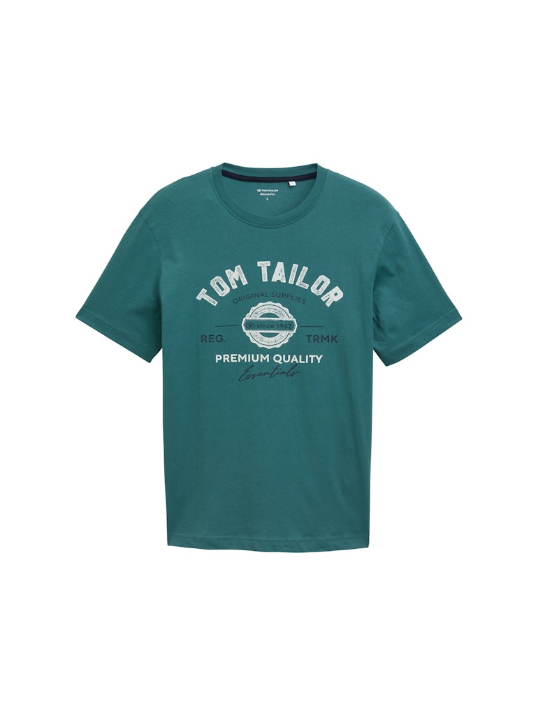 TOM TAILOR CASUAL MEN logo tee Trainingsshirts TOM TAILOR CASUAL MEN 14171 S