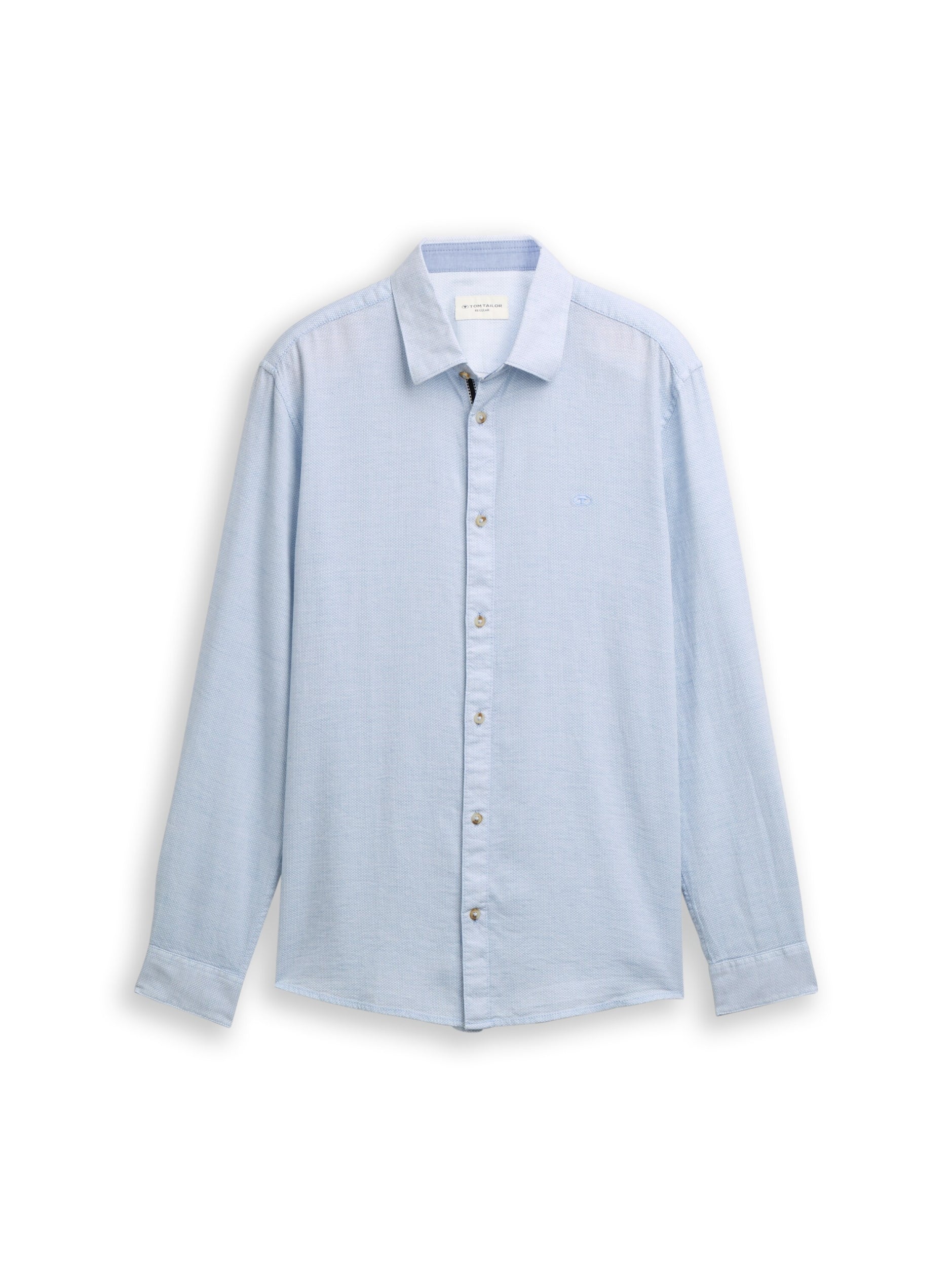 TOM TAILOR CASUAL MEN Sructured Shirt Freizeitshirts /-hemden TOM TAILOR CASUAL MEN Black S