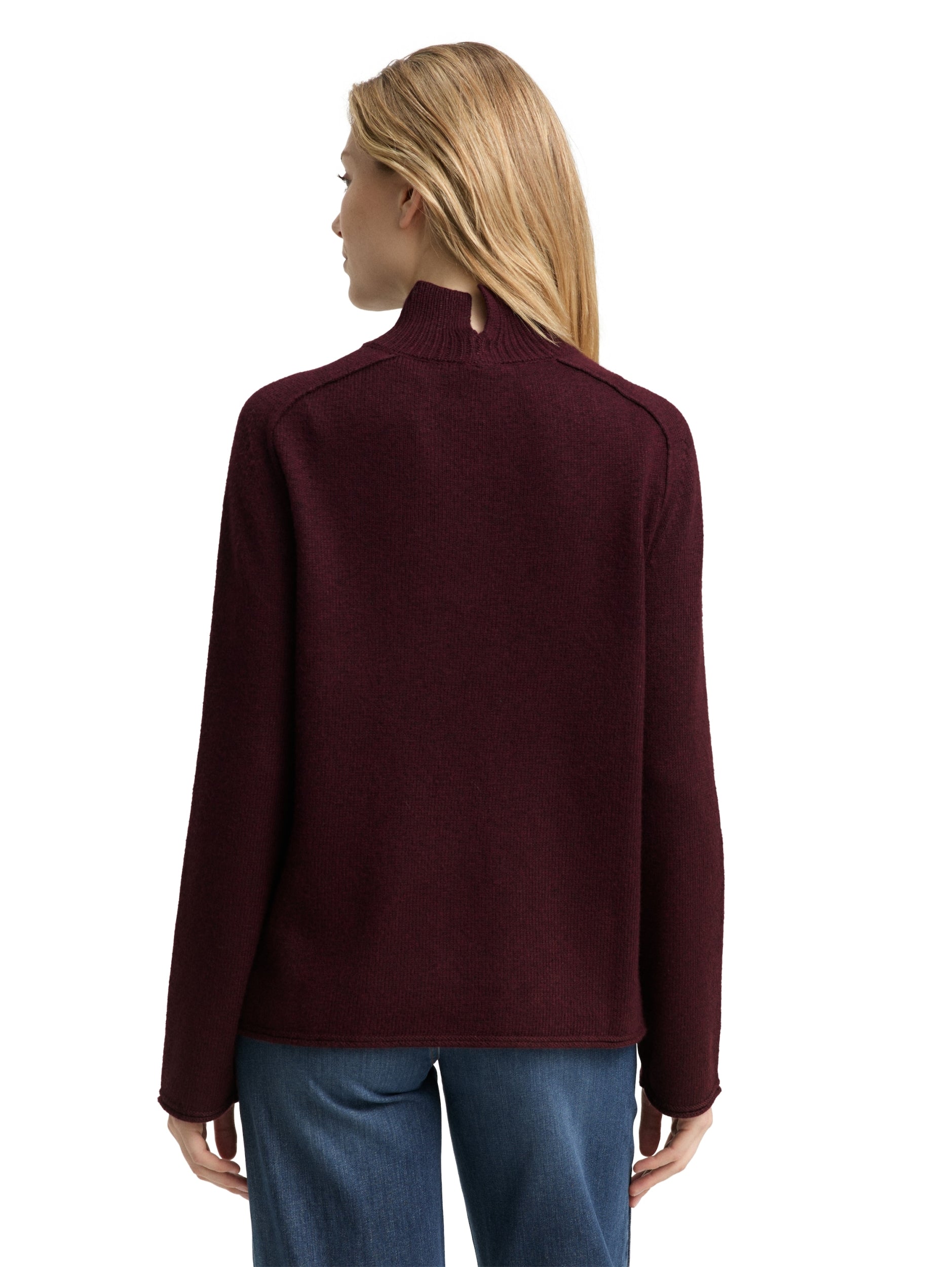 TOM TAILOR CASUAL WOMEN knit cosy mock-neck pullover Freizeitpullover TOM TAILOR CASUAL WOMEN