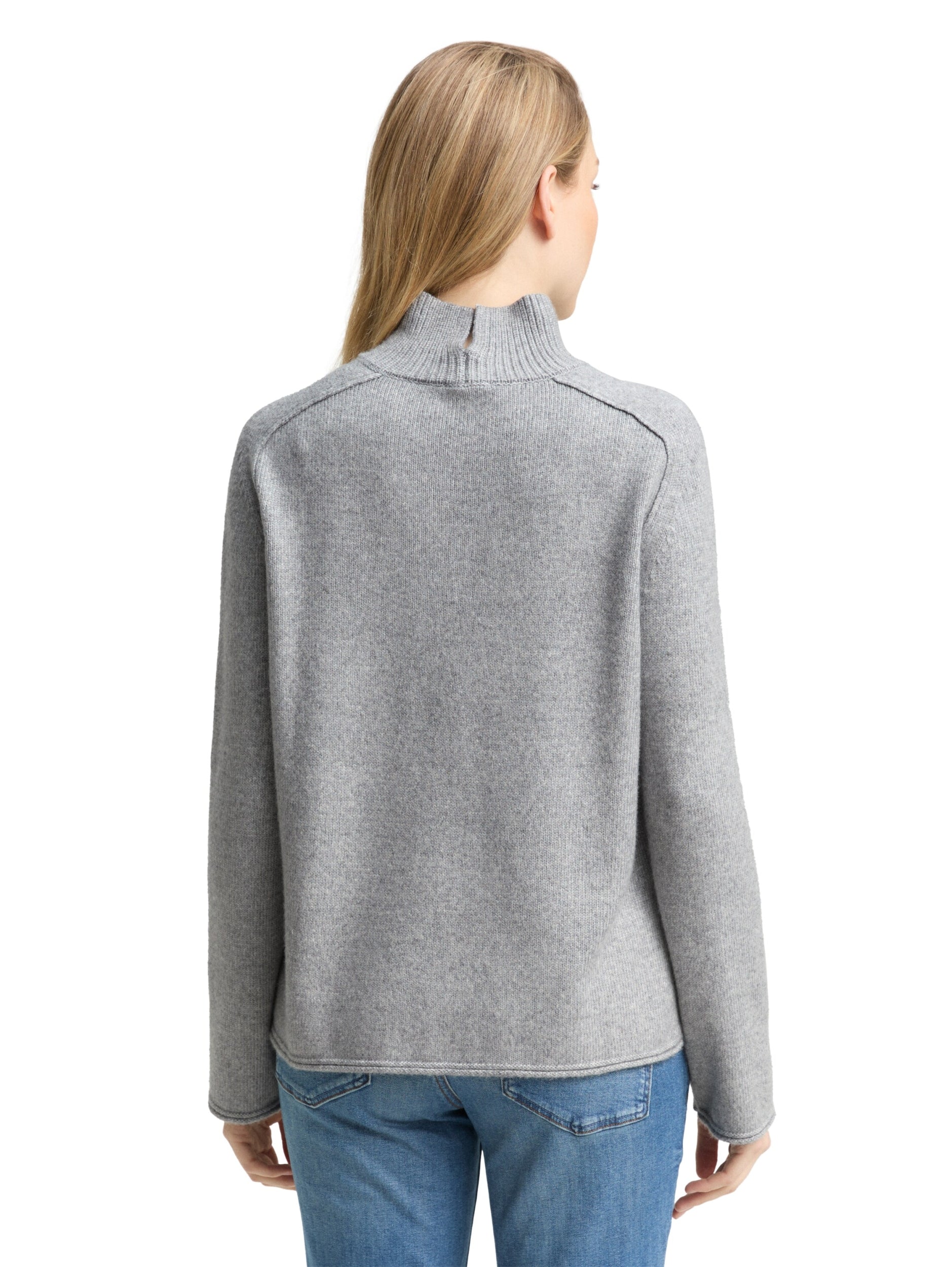 TOM TAILOR CASUAL WOMEN knit cosy mock-neck pullover Freizeitpullover TOM TAILOR CASUAL WOMEN