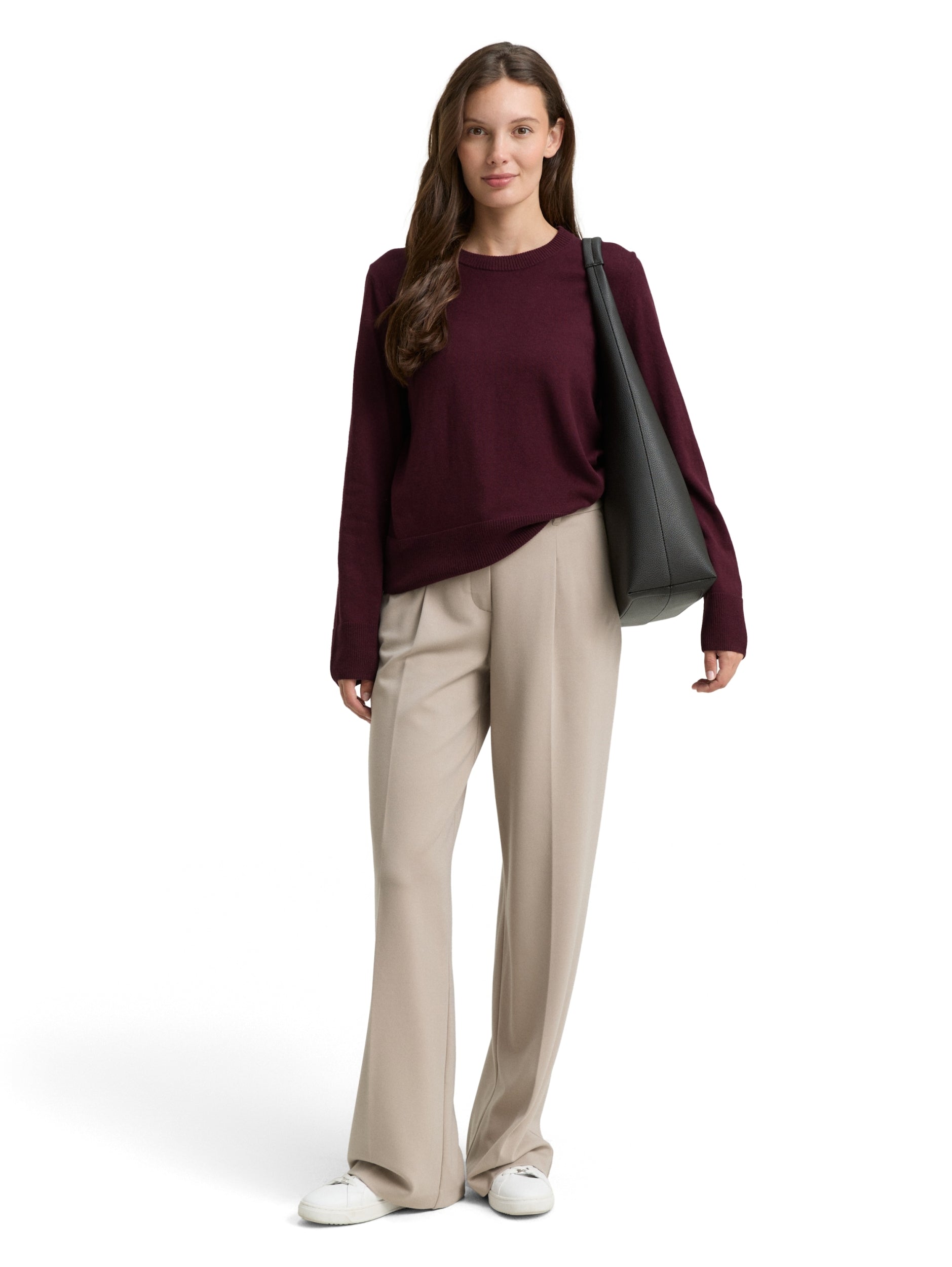 TOM TAILOR CASUAL WOMEN knit pullover with crew-neck Freizeitpullover TOM TAILOR CASUAL WOMEN