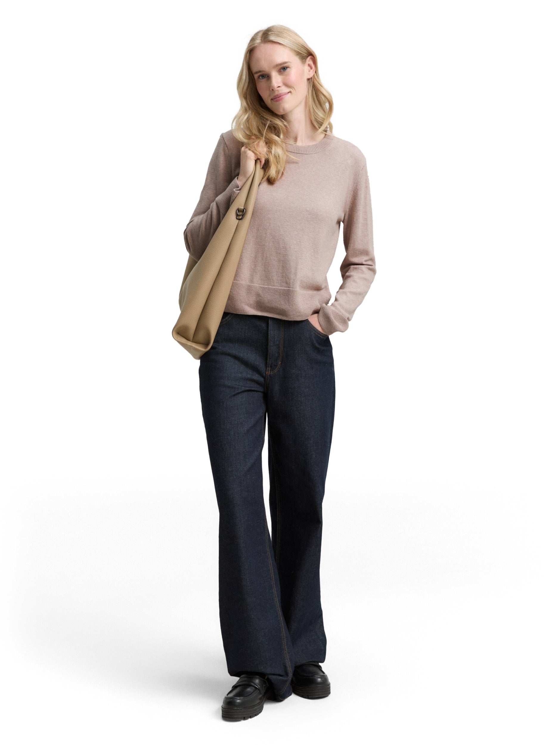 TOM TAILOR CASUAL WOMEN knit pullover with crew-neck Freizeitpullover TOM TAILOR CASUAL WOMEN