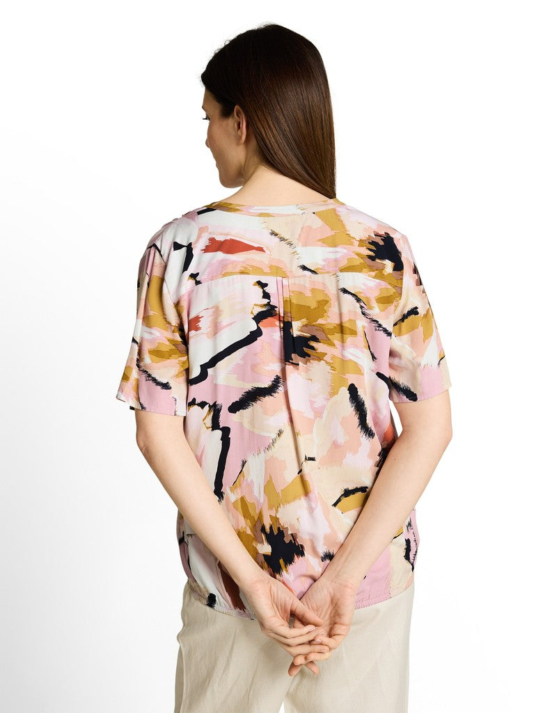 TOM TAILOR CASUAL WOMEN Blouse printed shortsleeves Freizeitshirts /-blusen TOM TAILOR CASUAL WOMEN