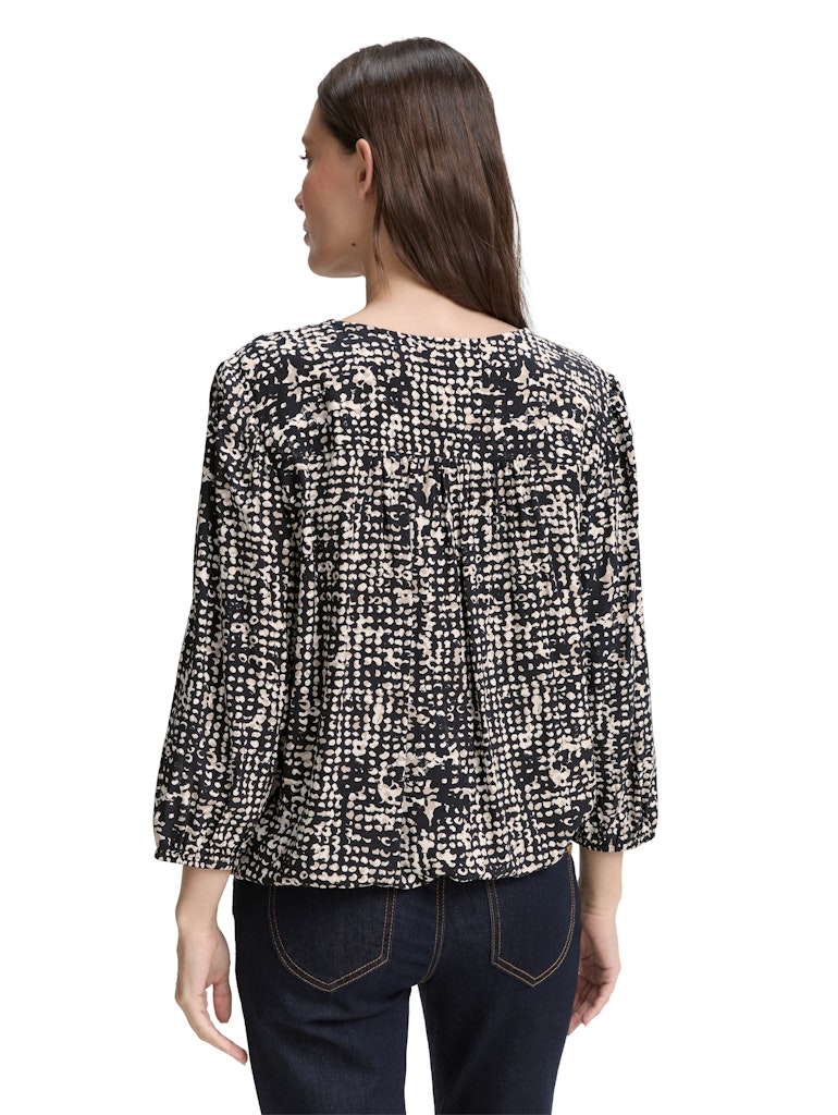 TOM TAILOR CASUAL WOMEN blouse with feminine V-neck Freizeitshirts /-blusen TOM TAILOR CASUAL WOMEN