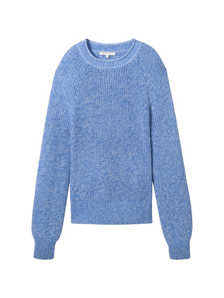 TOM TAILOR DENIM WOMEN CREW NECK PULLOVER 31646 SOFT SUMMER PINK Freizeitpullover TOM TAILOR DENIM WOMEN 20876 SICILIAN BLUE MELANGE XS