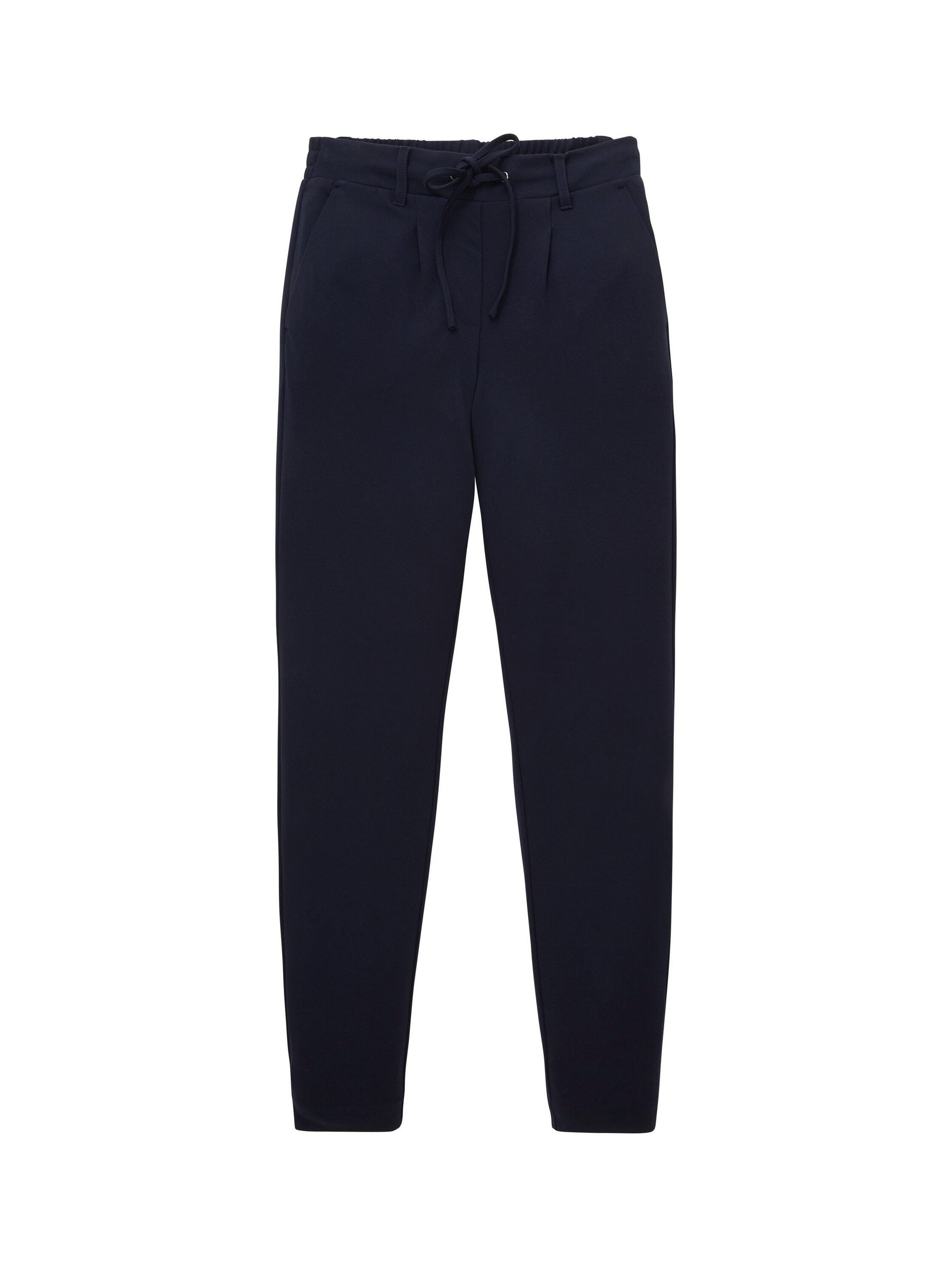 TOM TAILOR CASUAL WOMEN Jersey Loose Fit Pants Ankle NOS Freizeithosen TOM TAILOR CASUAL WOMEN 60 real navy blue 34/32