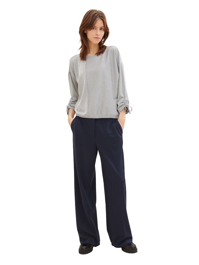 TOM TAILOR DENIM WOMEN STRUCTURED STRIPE T-SHIRT NOS Freizeitshirts /-blusen TOM TAILOR DENIM WOMEN