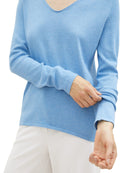 TOM TAILOR CASUAL WOMEN Sweater Basic V-Neck NOS Freizeitpullover TOM TAILOR CASUAL WOMEN