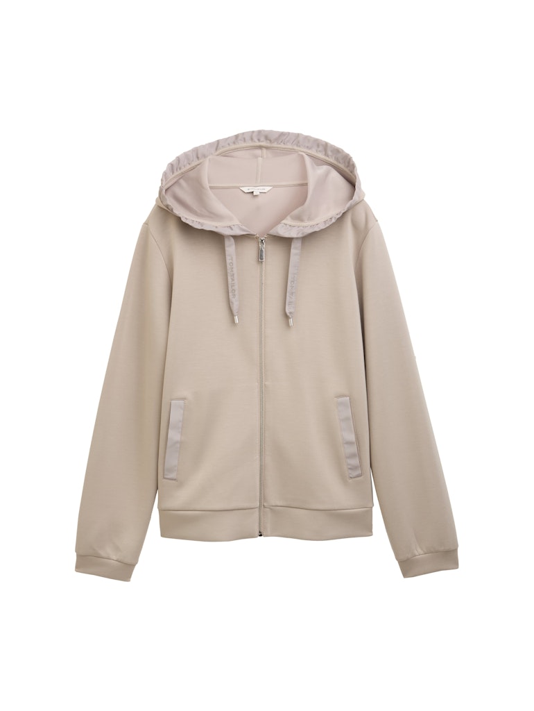TOM TAILOR CASUAL WOMEN Sweatjacket with hood Freizeitpullover TOM TAILOR CASUAL WOMEN 32208 S