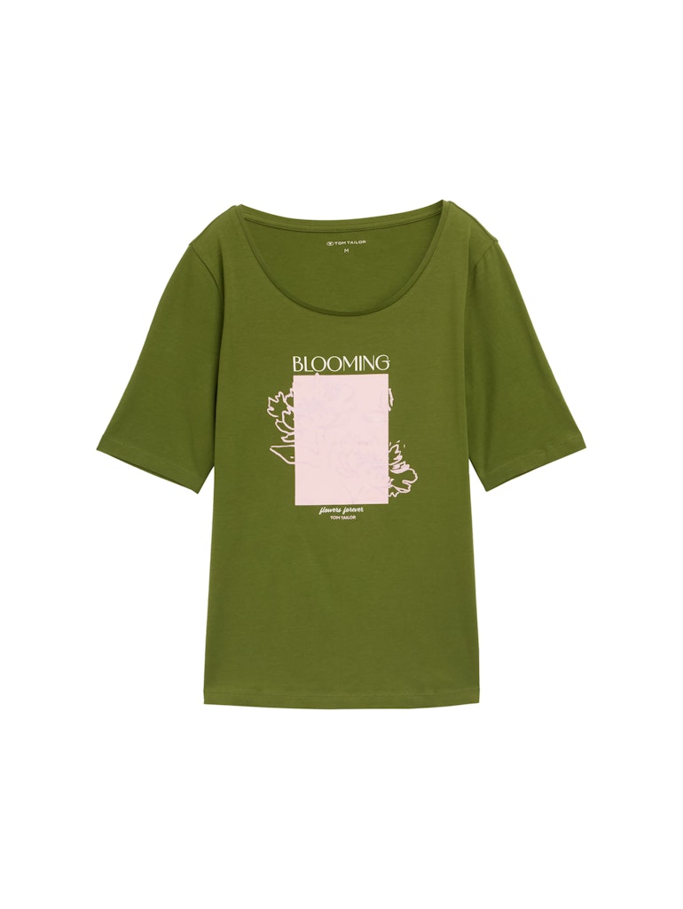 TOM TAILOR CASUAL WOMEN T-shirt basic with print Freizeitshirts /-hemden TOM TAILOR CASUAL WOMEN 38802 S