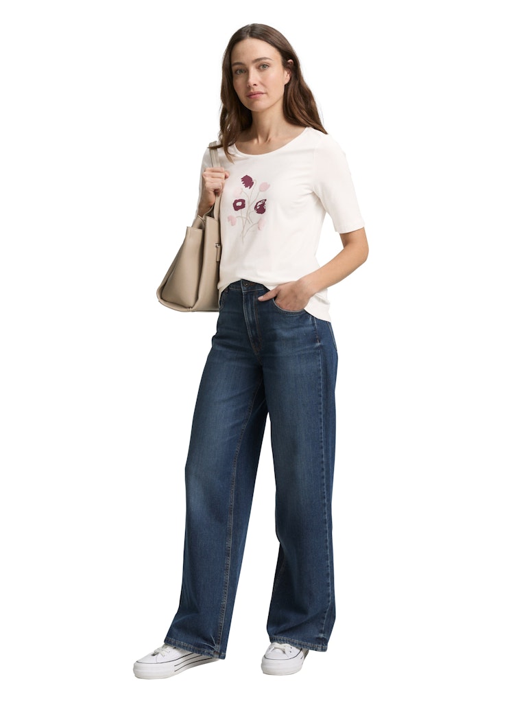 TOM TAILOR CASUAL WOMEN T-shirt basic with print Freizeitshirts /-hemden TOM TAILOR CASUAL WOMEN