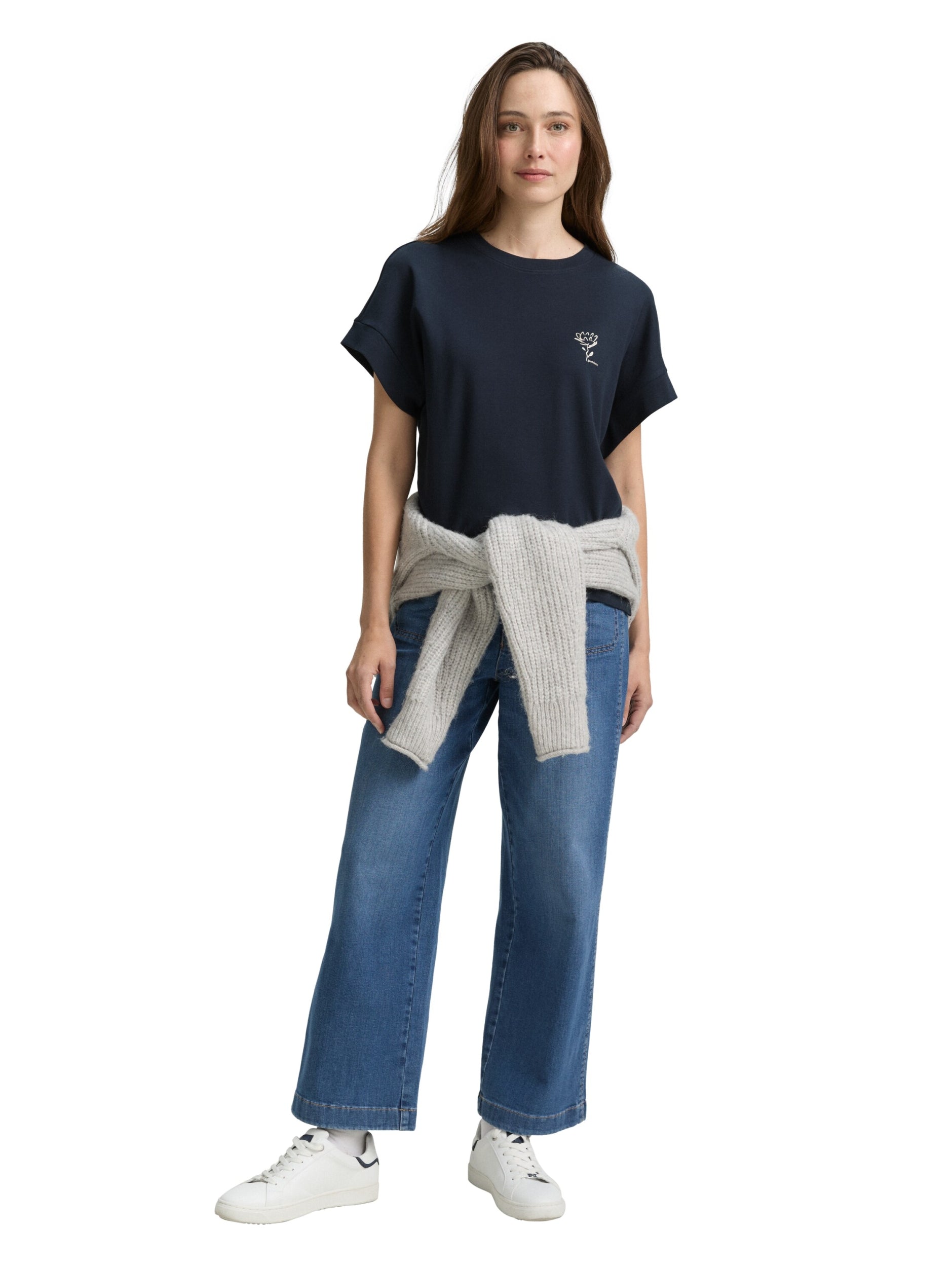 TOM TAILOR CASUAL WOMEN T-shirt crew neck chest artwor Freizeitshirts /-hemden TOM TAILOR CASUAL WOMEN