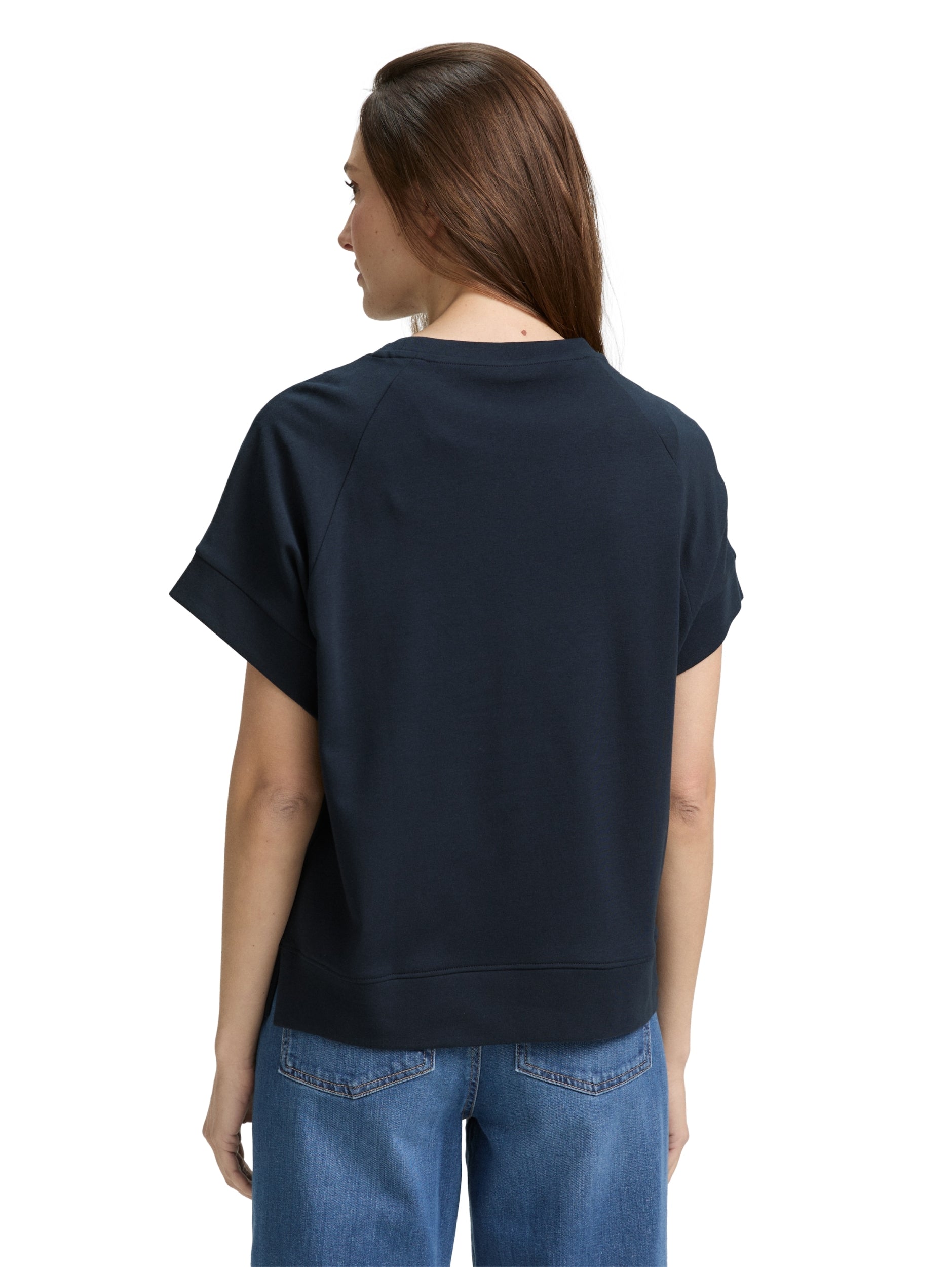 TOM TAILOR CASUAL WOMEN T-shirt crew neck chest artwor Freizeitshirts /-hemden TOM TAILOR CASUAL WOMEN