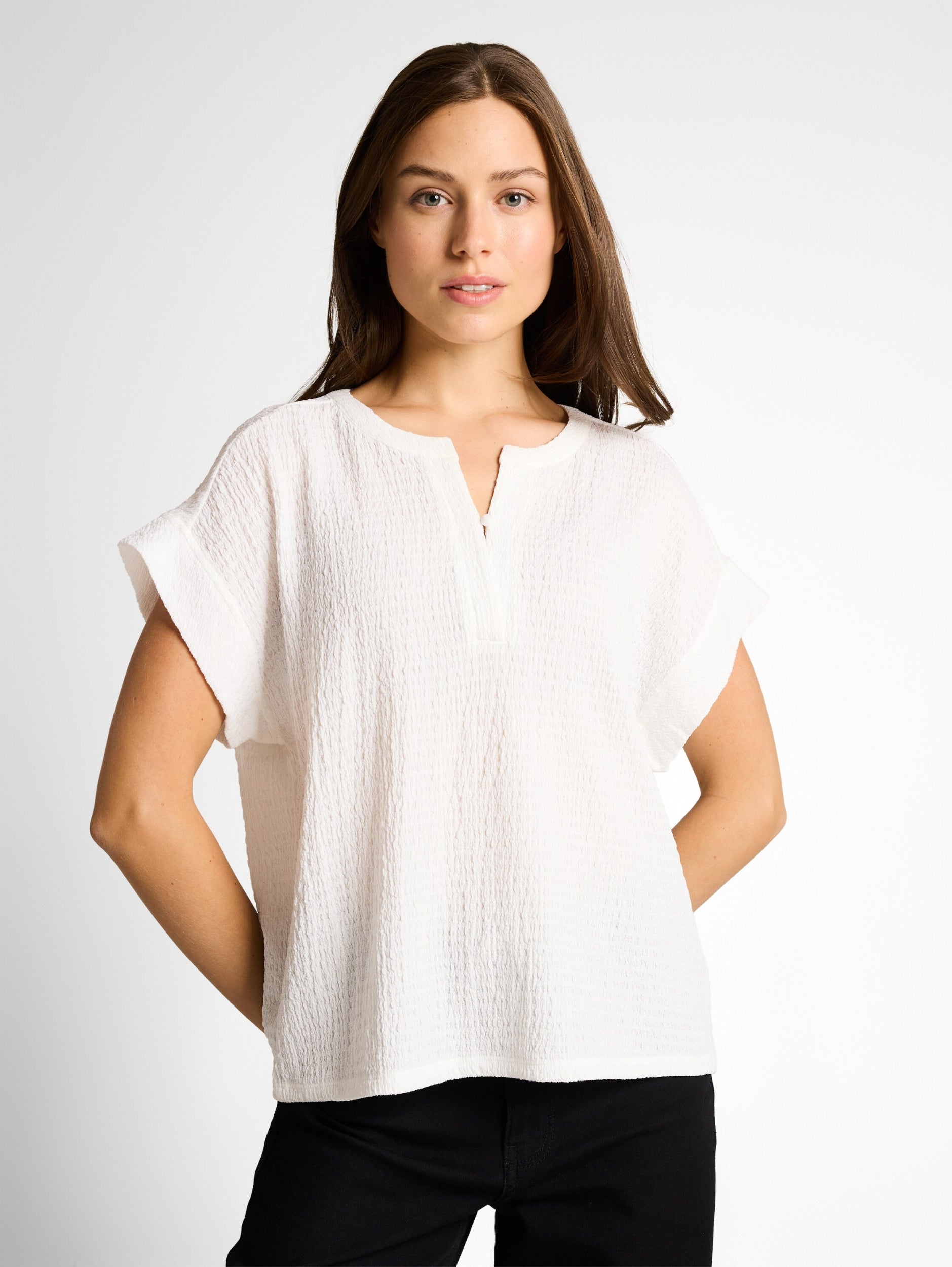 TOM TAILOR CASUAL WOMEN T-shirt henley Freizeitshirts /-hemden TOM TAILOR CASUAL WOMEN