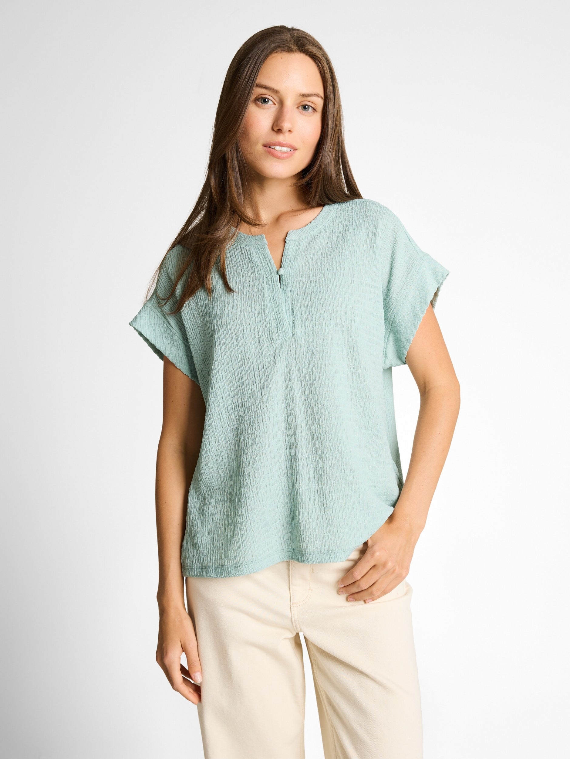 TOM TAILOR CASUAL WOMEN T-shirt henley Freizeitshirts /-hemden TOM TAILOR CASUAL WOMEN