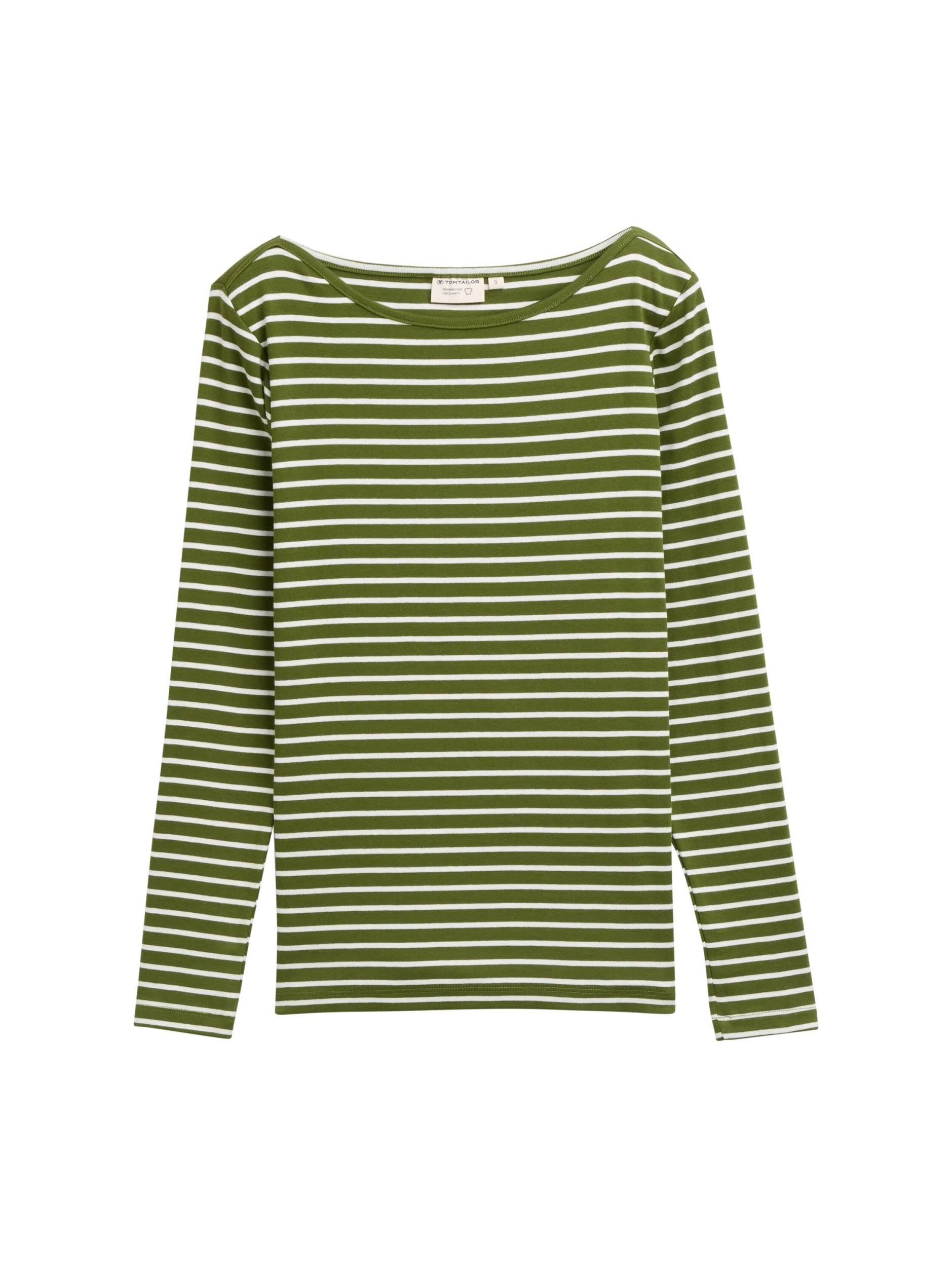 TOM TAILOR CASUAL WOMEN T-shirt striped boatneck Freizeitshirts /-hemden TOM TAILOR CASUAL WOMEN 38582 S