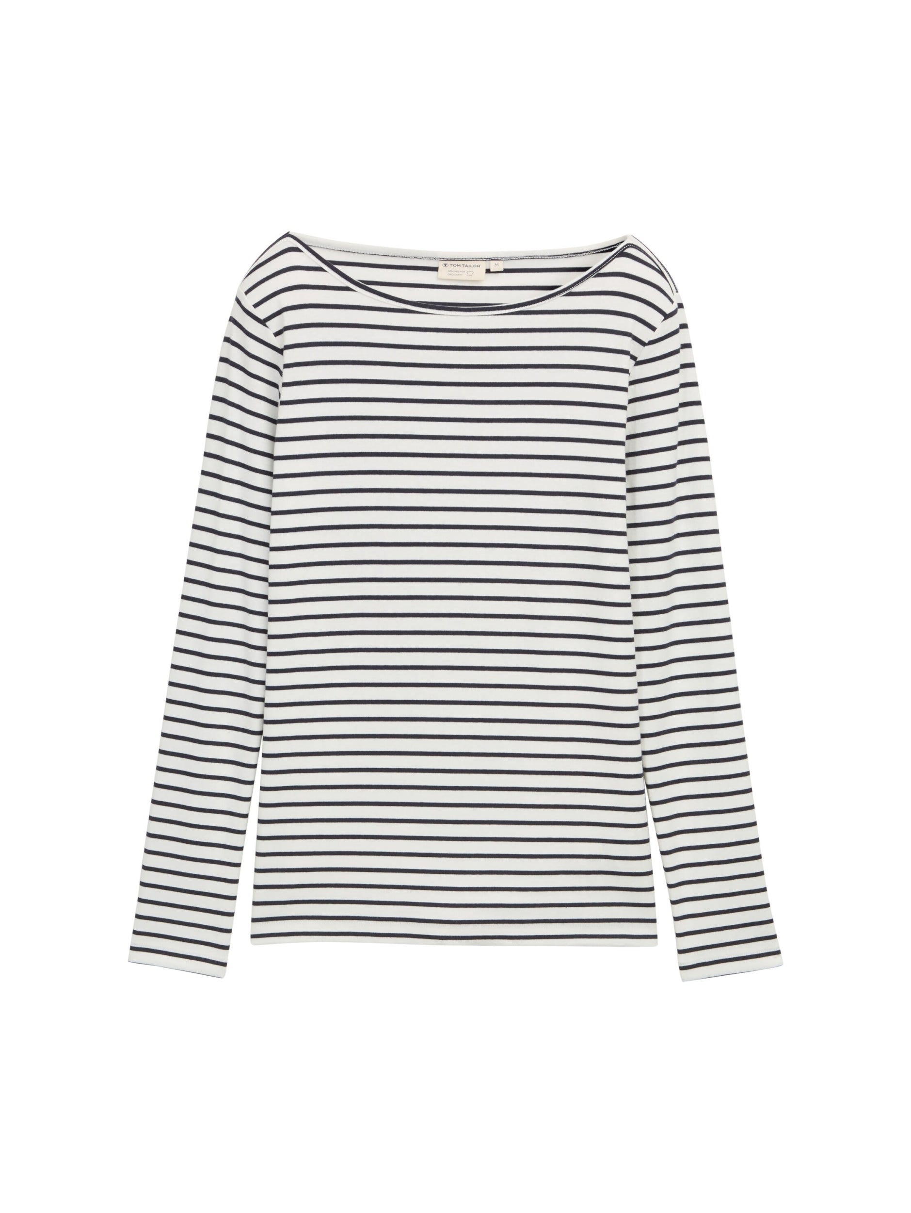 TOM TAILOR CASUAL WOMEN T-shirt striped boatneck Freizeitshirts /-hemden TOM TAILOR CASUAL WOMEN 38585 S