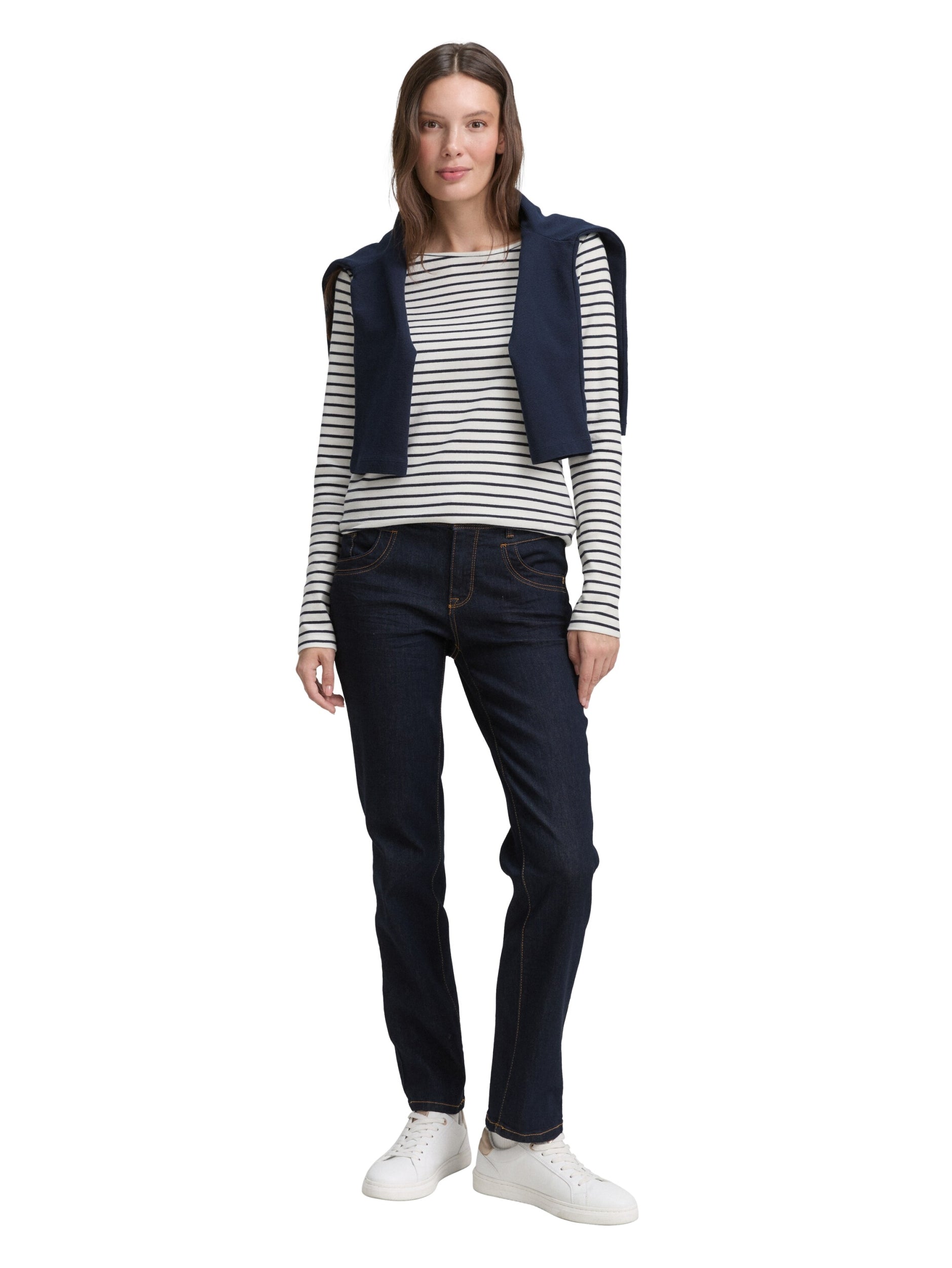 TOM TAILOR CASUAL WOMEN T-shirt striped boatneck Freizeitshirts /-hemden TOM TAILOR CASUAL WOMEN