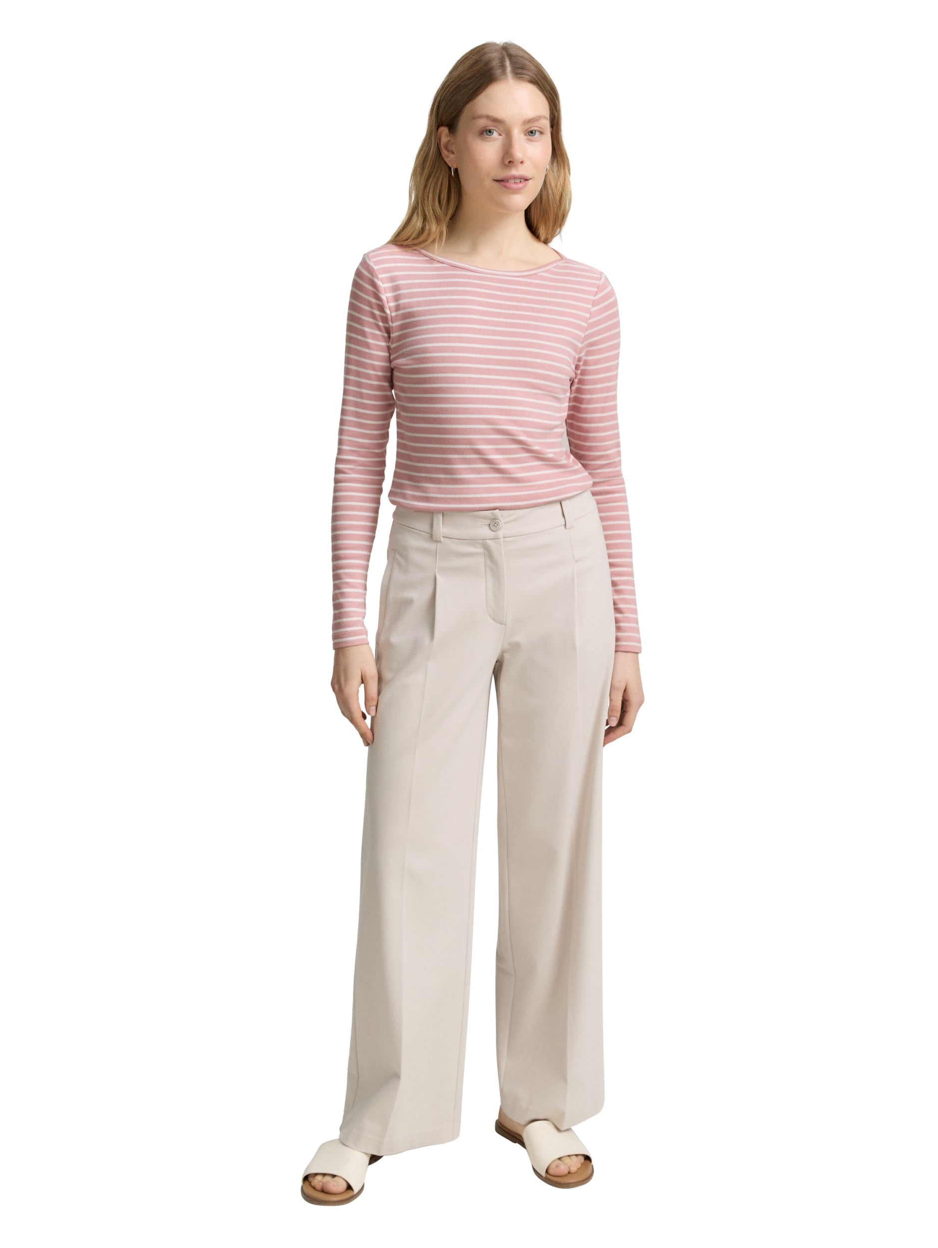 TOM TAILOR CASUAL WOMEN T-shirt striped boatneck Freizeitshirts /-blusen TOM TAILOR CASUAL WOMEN