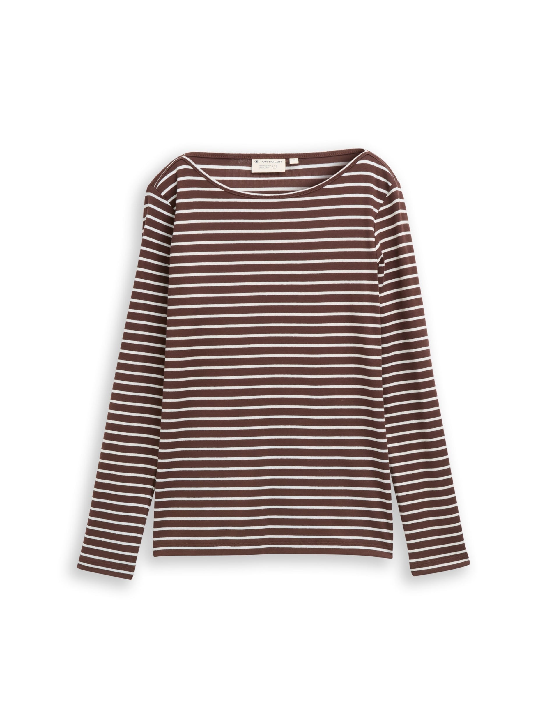 TOM TAILOR CASUAL WOMEN T-shirt striped boatneck Freizeitshirts /-hemden TOM TAILOR CASUAL WOMEN 39137 S