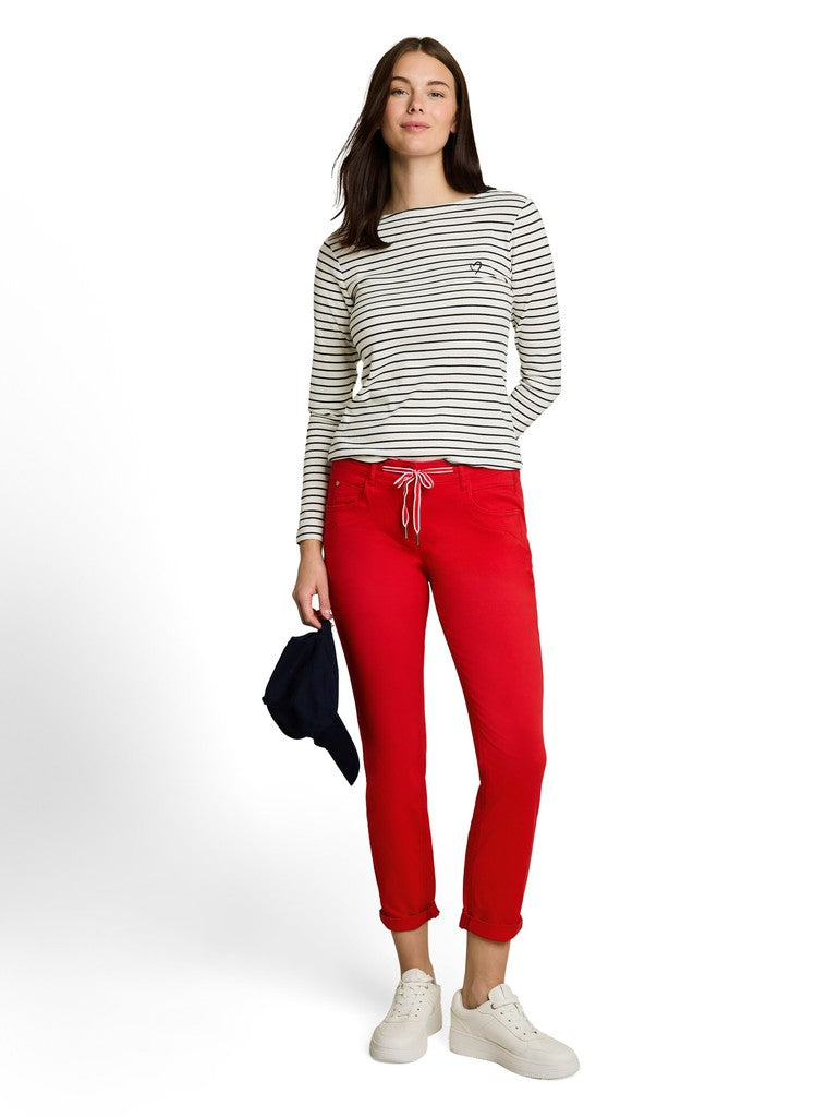 TOM TAILOR CASUAL WOMEN T-Shirt striped boatneck Freizeitshirts /-hemden TOM TAILOR CASUAL WOMEN