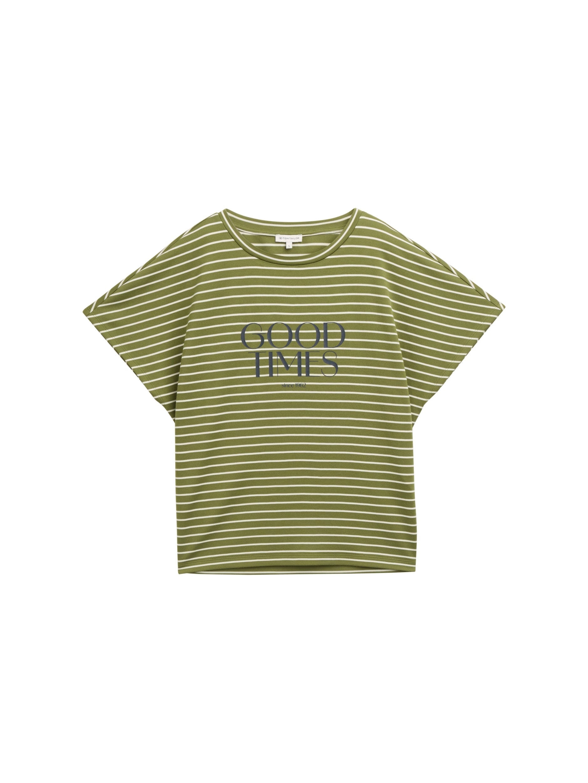 TOM TAILOR CASUAL WOMEN T-shirt striped with pri Freizeitshirts /-hemden TOM TAILOR CASUAL WOMEN 38582 XS