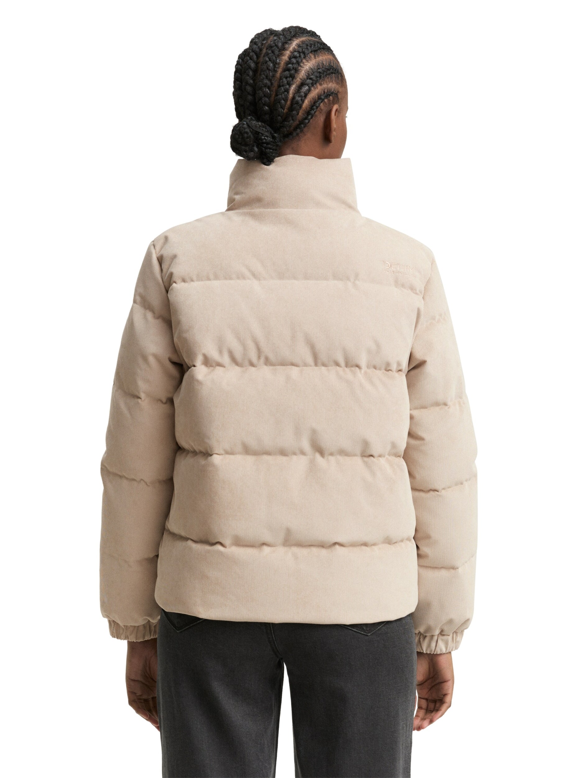 TOM TAILOR DENIM WOMEN corduroy puffer jacket Freizeitjacken TOM TAILOR DENIM WOMEN