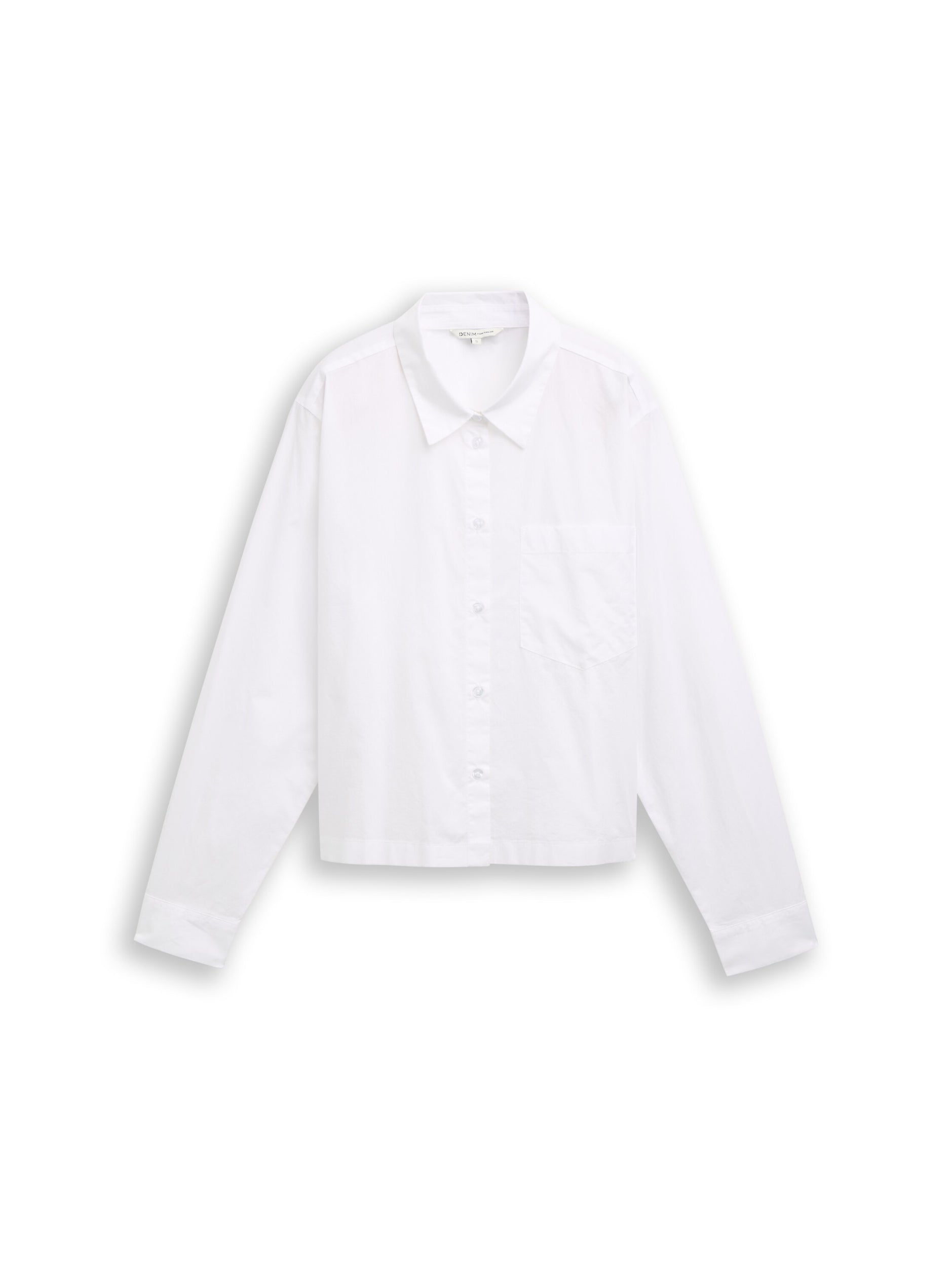 TOM TAILOR DENIM WOMEN boxy poplin shirt with pocket Freizeitshirts /-blusen TOM TAILOR DENIM WOMEN 20000 XS