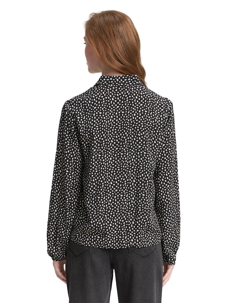 TOM TAILOR DENIM WOMEN Feminine blouse with placket Freizeitshirts /-blusen TOM TAILOR DENIM WOMEN