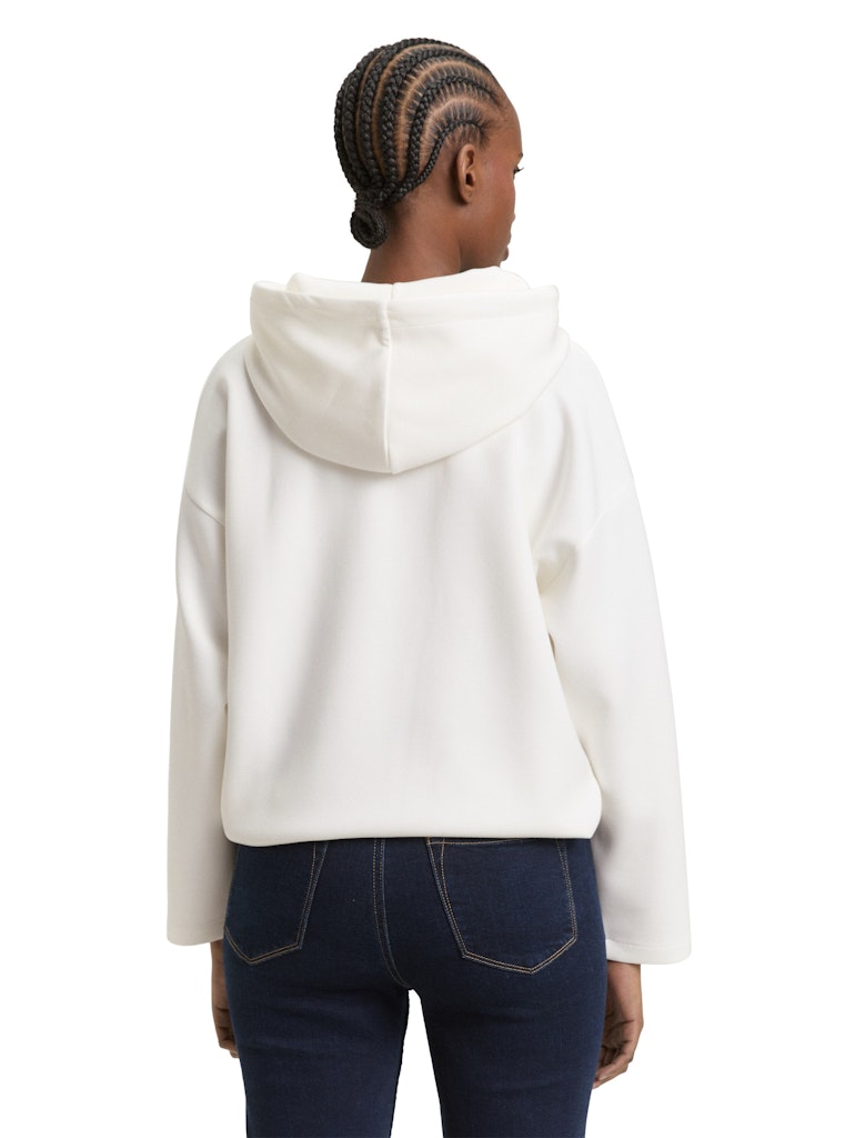 TOM TAILOR DENIM WOMEN scuba hoodie Freizeitpullover TOM TAILOR DENIM WOMEN