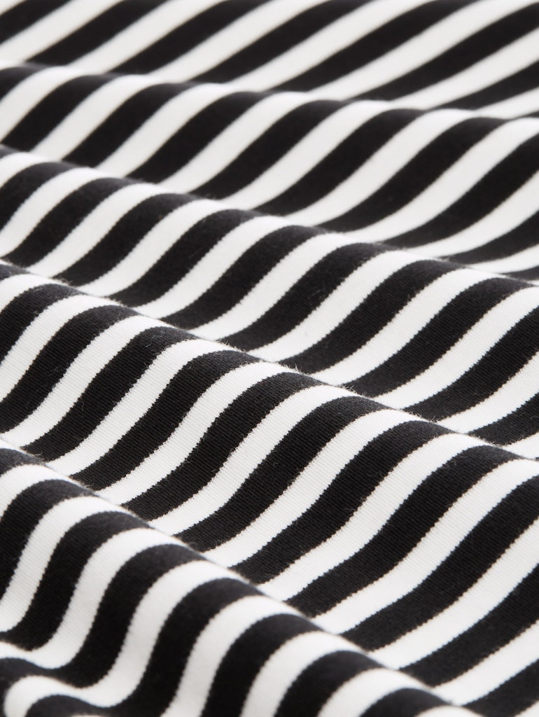 TOM TAILOR DENIM WOMEN STRIPED INTERLOCK T-SHIRT Freizeitshirts /-blusen TOM TAILOR DENIM WOMEN