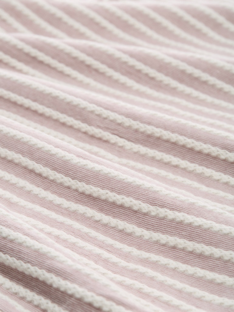 TOM TAILOR DENIM WOMEN striped jacquard sweatshirt Freizeitpullover TOM TAILOR DENIM WOMEN