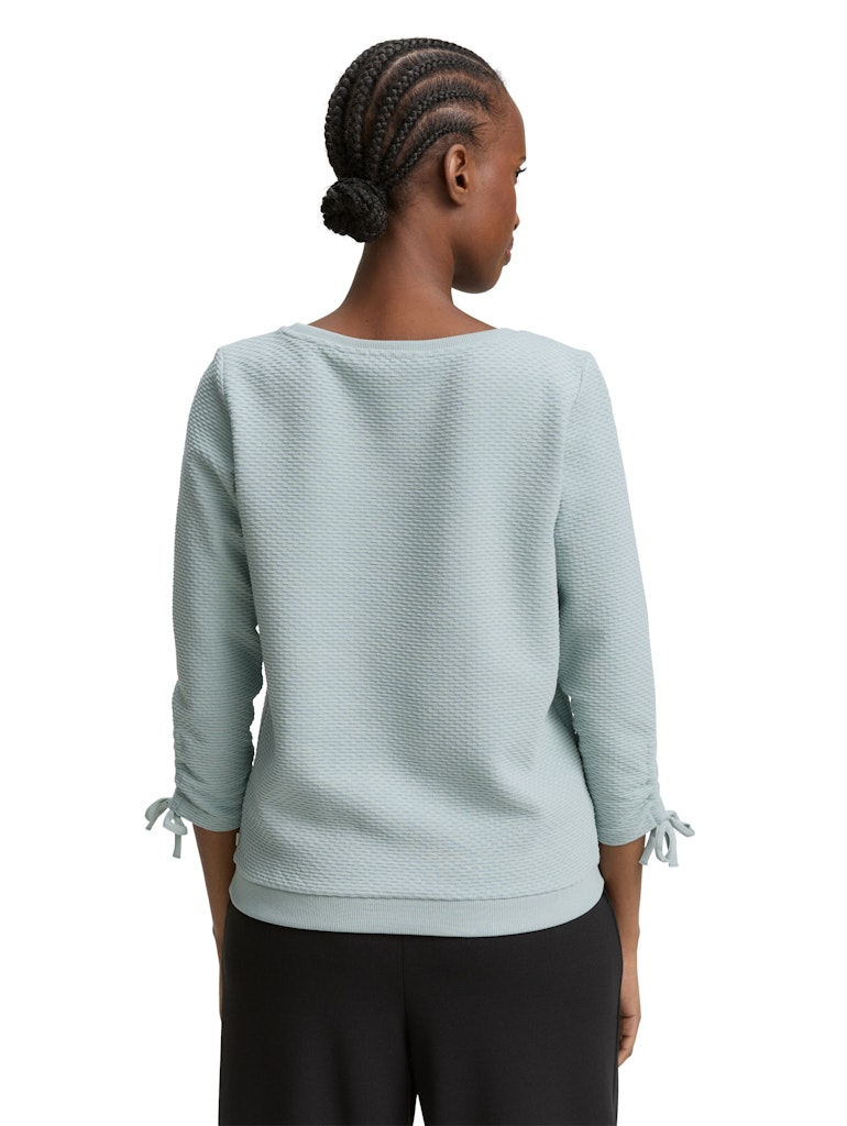 TOM TAILOR DENIM WOMEN Sweatshirt w. sleeve detail Freizeitpullover TOM TAILOR DENIM WOMEN