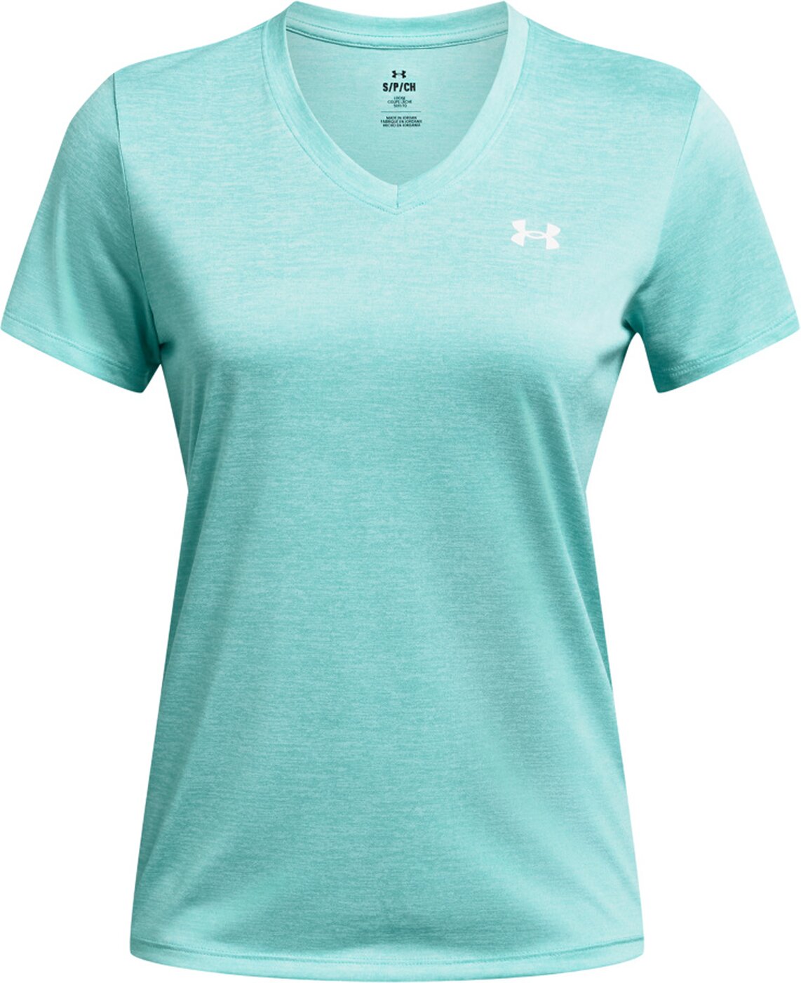 UNDER ARMOUR TECH SSV- TWIST Trainingsshirts UNDER ARMOUR RADIAL TURQUOISE S
